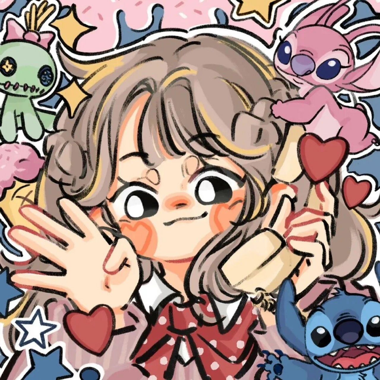 头像打卡73可爱炸裂 好看的女生头像闺蜜头像 今天分享的一整套 都