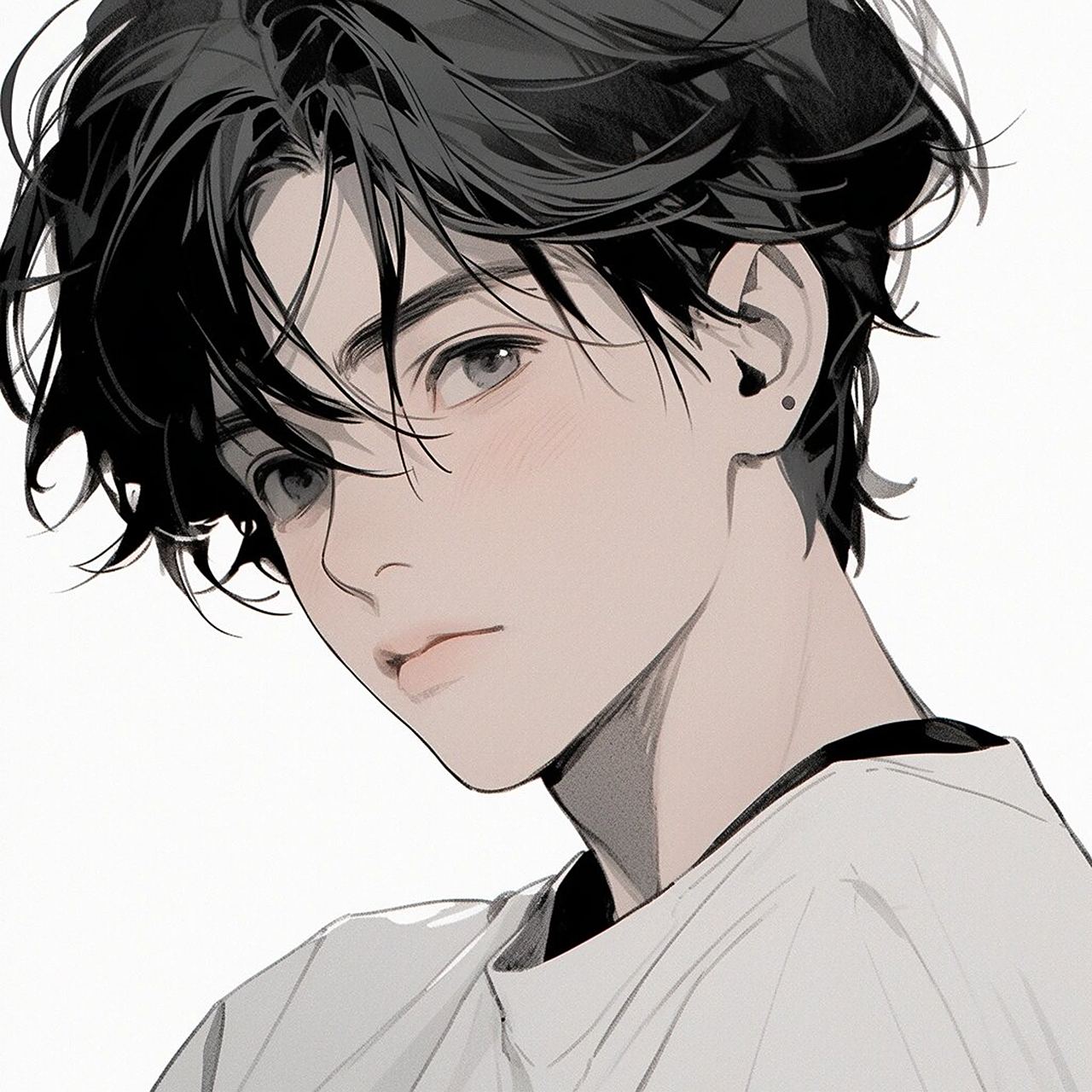 高冷帅气动漫男头