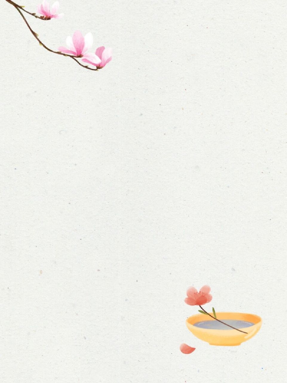 简约高级感|朋友圈晒单底图 | 古风空白海报 我是小沫,90后平面设计师