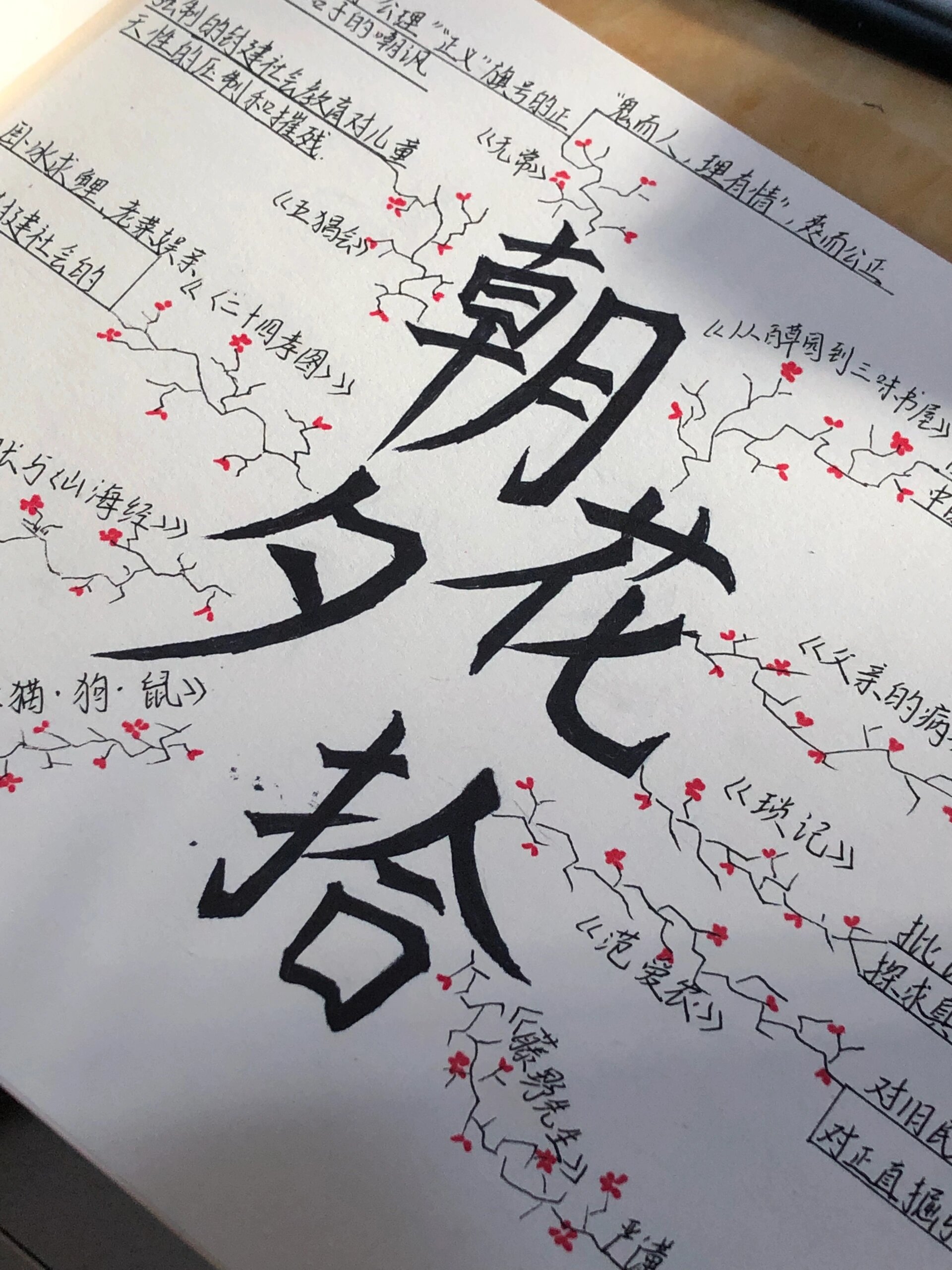 《朝花夕拾》思维导图93