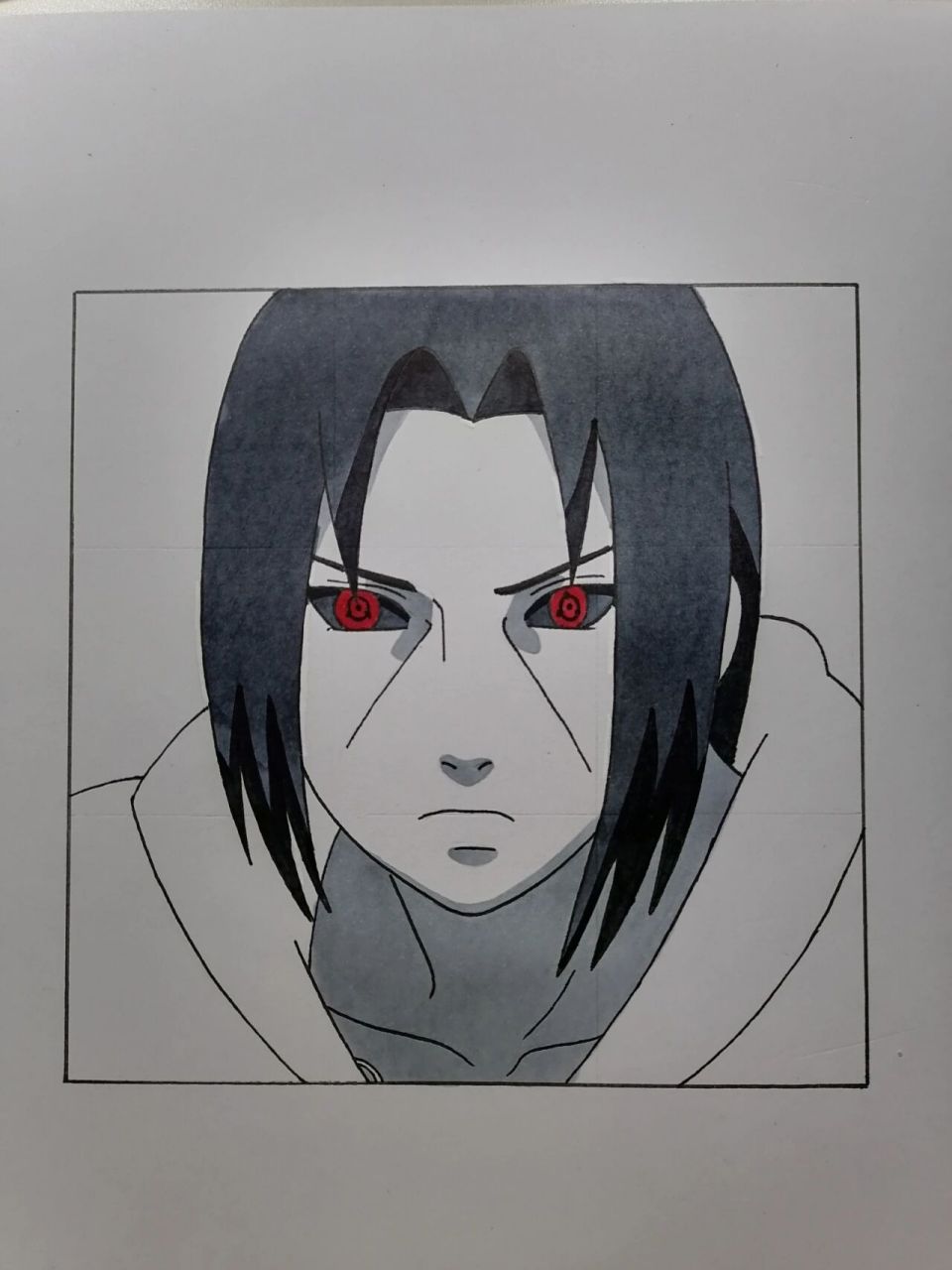 秽土转生鼬教程 #火影忍者# #手绘教程# #鼬