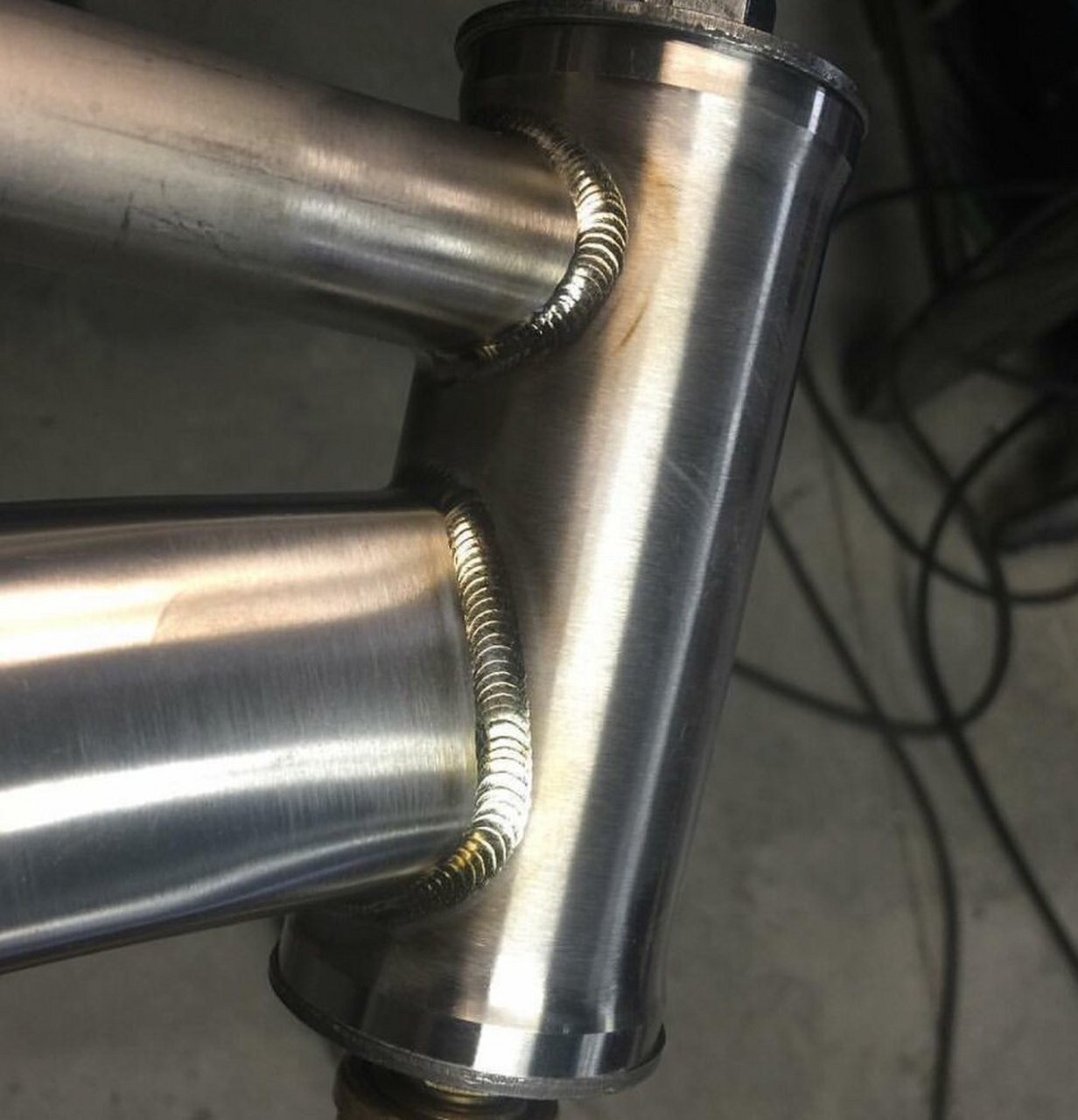 国外各品牌钛合金自行车 全部为初始焊接照片,车架未经后期打磨或者