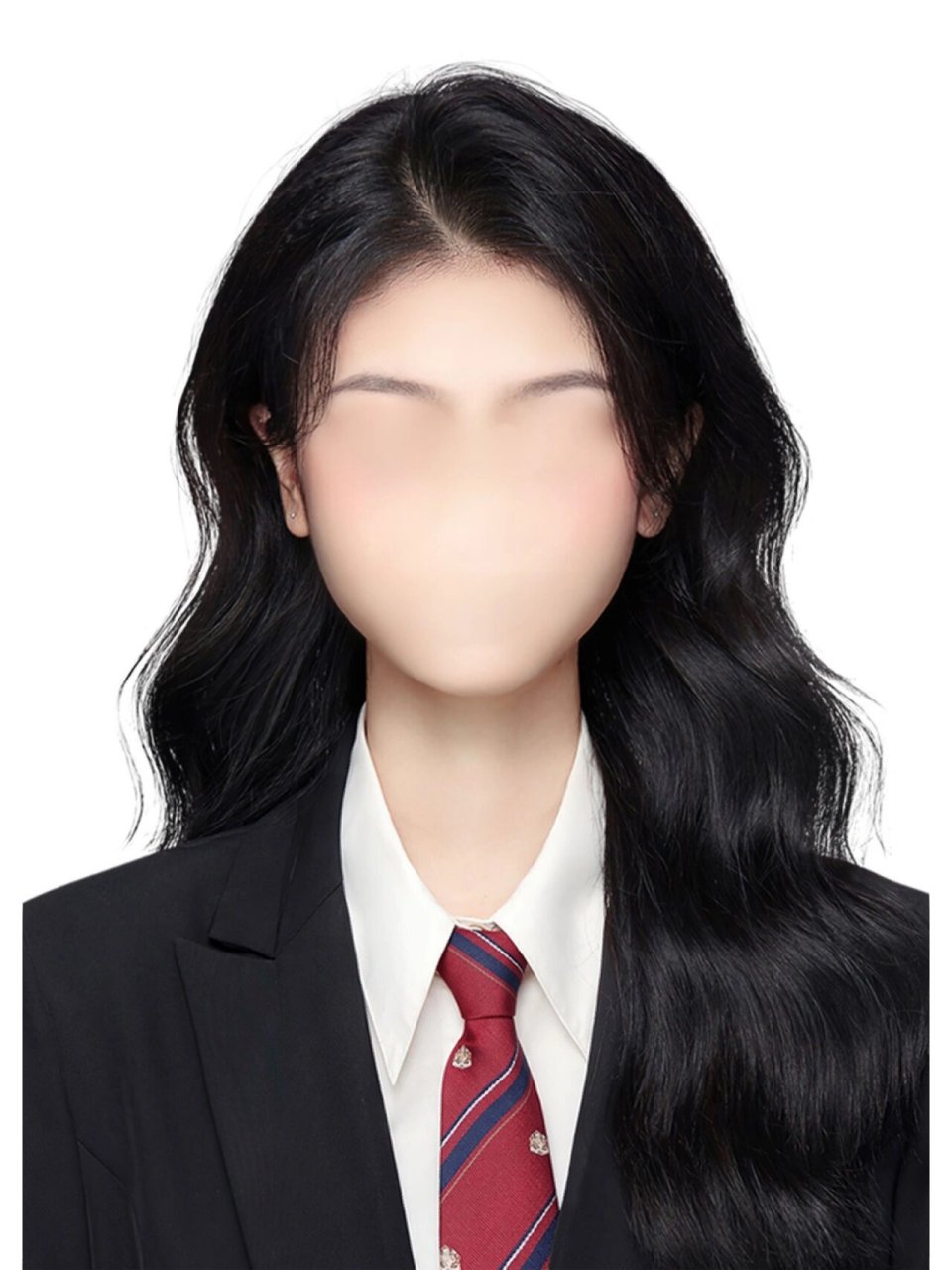 证件照模板 | 全网最全高清图 证件照素材图模板来啦～ 证件照p图接单