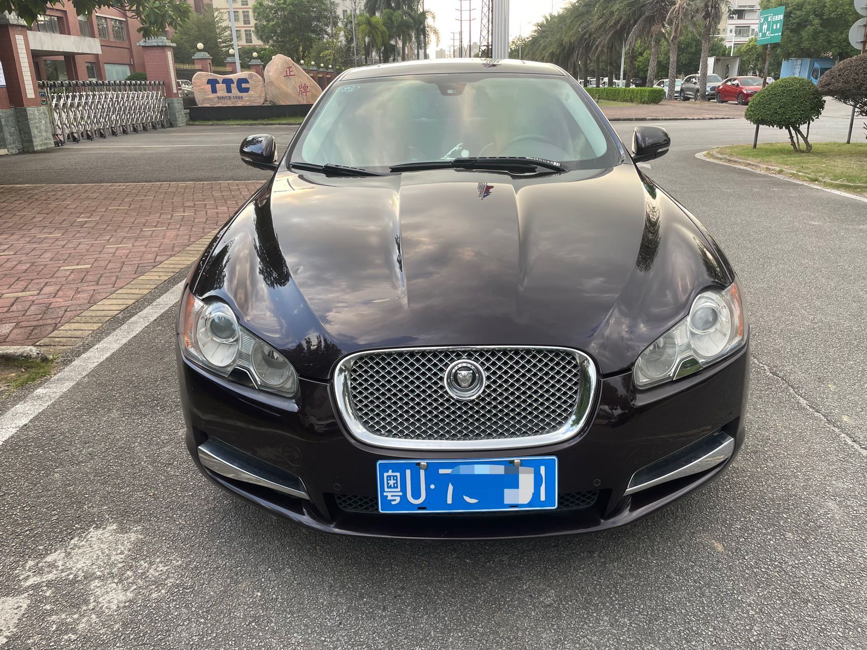 11年捷豹xf酒红色海关进口6档手.