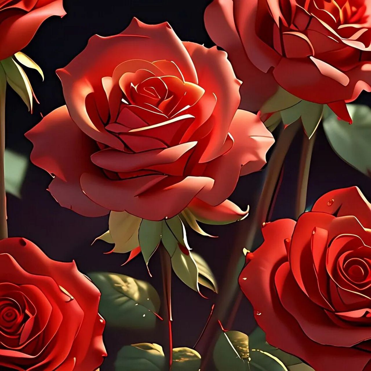 适合头像的玫瑰花 适合头像的玫瑰花 花卉系列头像,满屏的红玫瑰,太