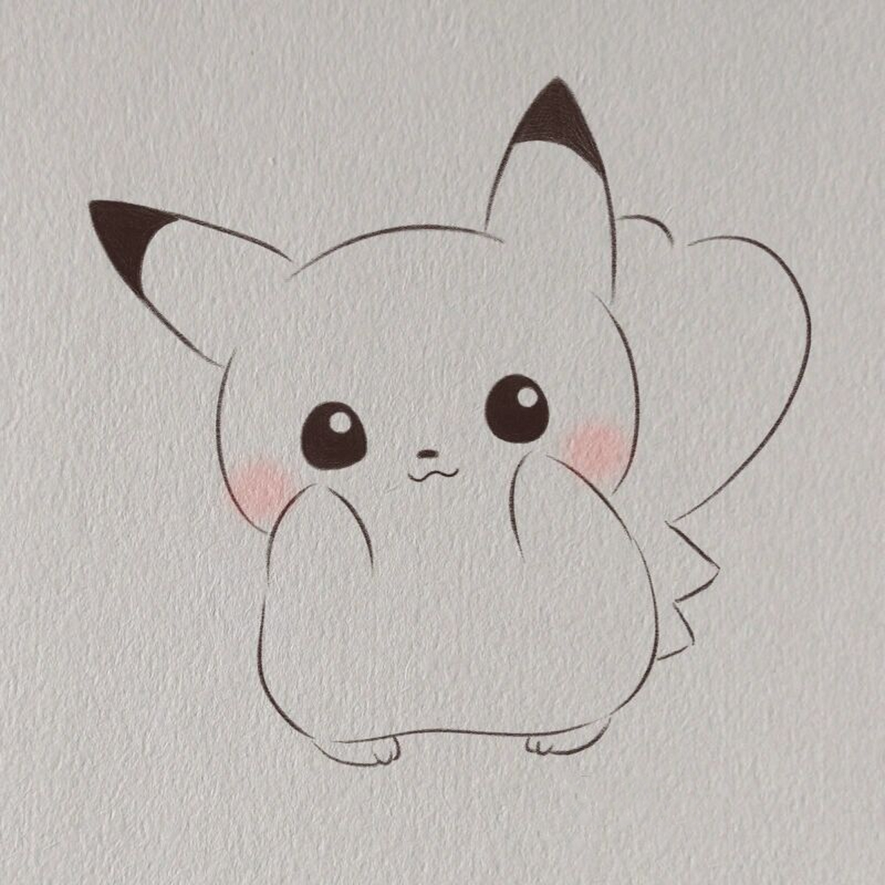 简单可爱简笔画51  你的眼神再温柔些,月亮会融化,我也会.