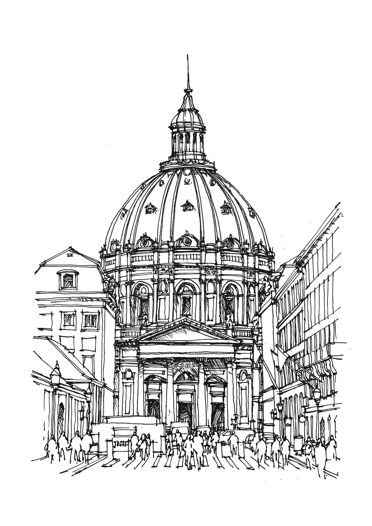 速写·欧洲建筑