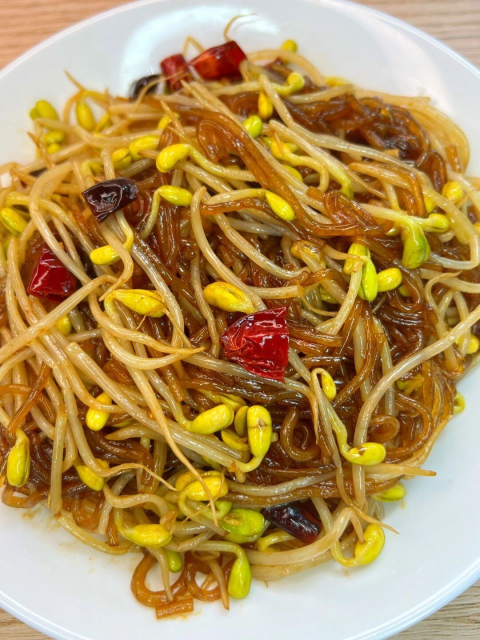 9215豆芽炒粉丝,安利给你们巨好吃.