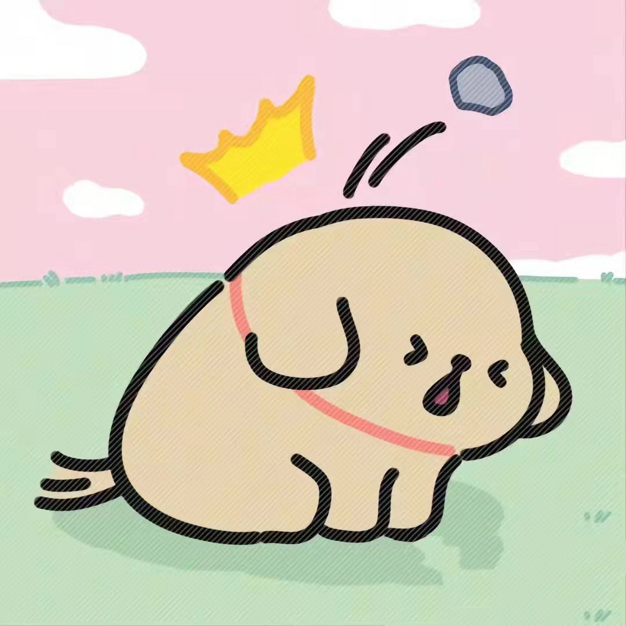 线条小狗98 太可爱啦 快来换!