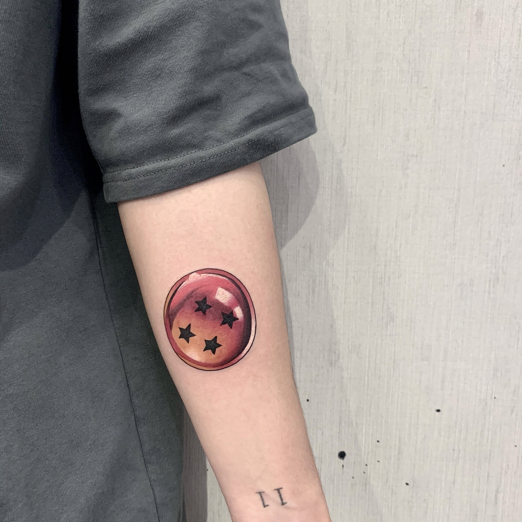 手臂纹身 七龙珠之四星球 手臂纹身