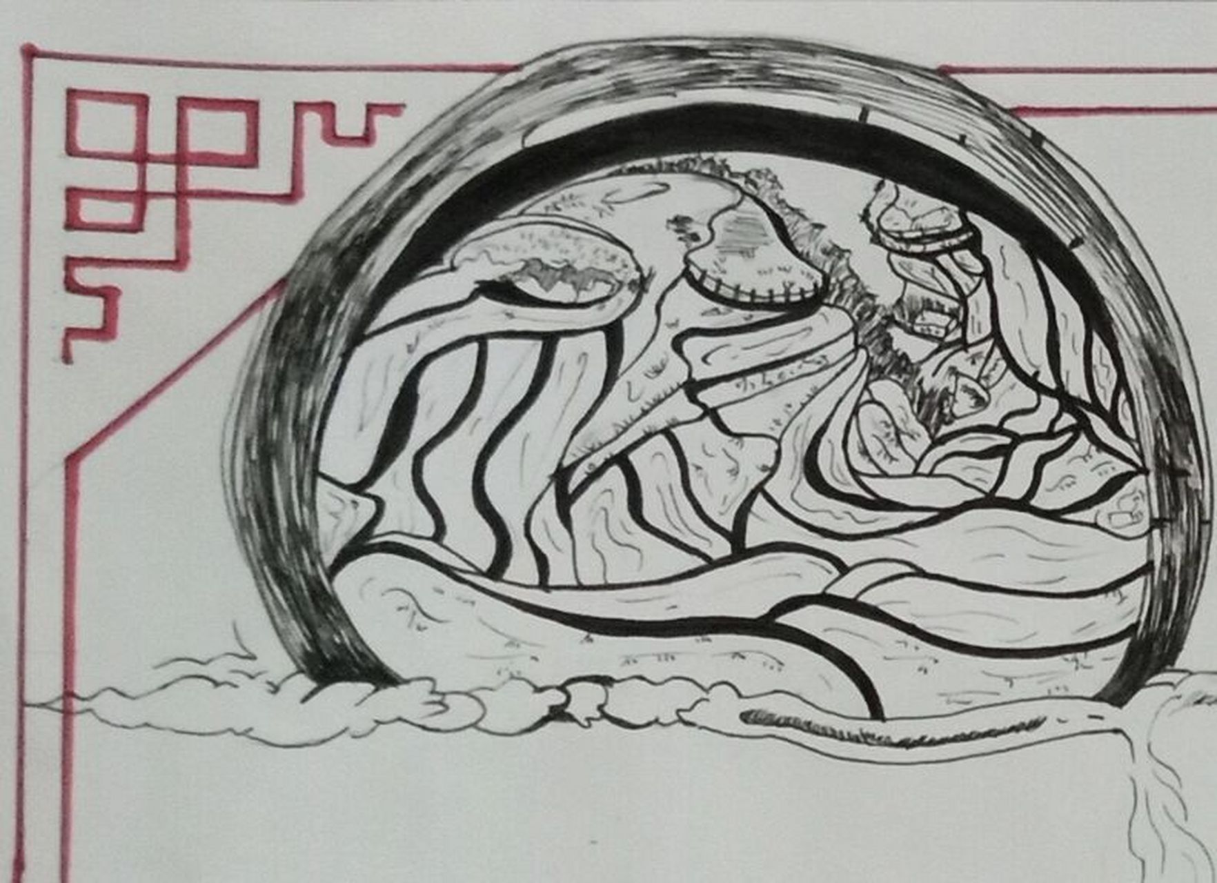 《家乡文化》手抄报–桂林 96梯田和山出自 96在家没时间写字所以