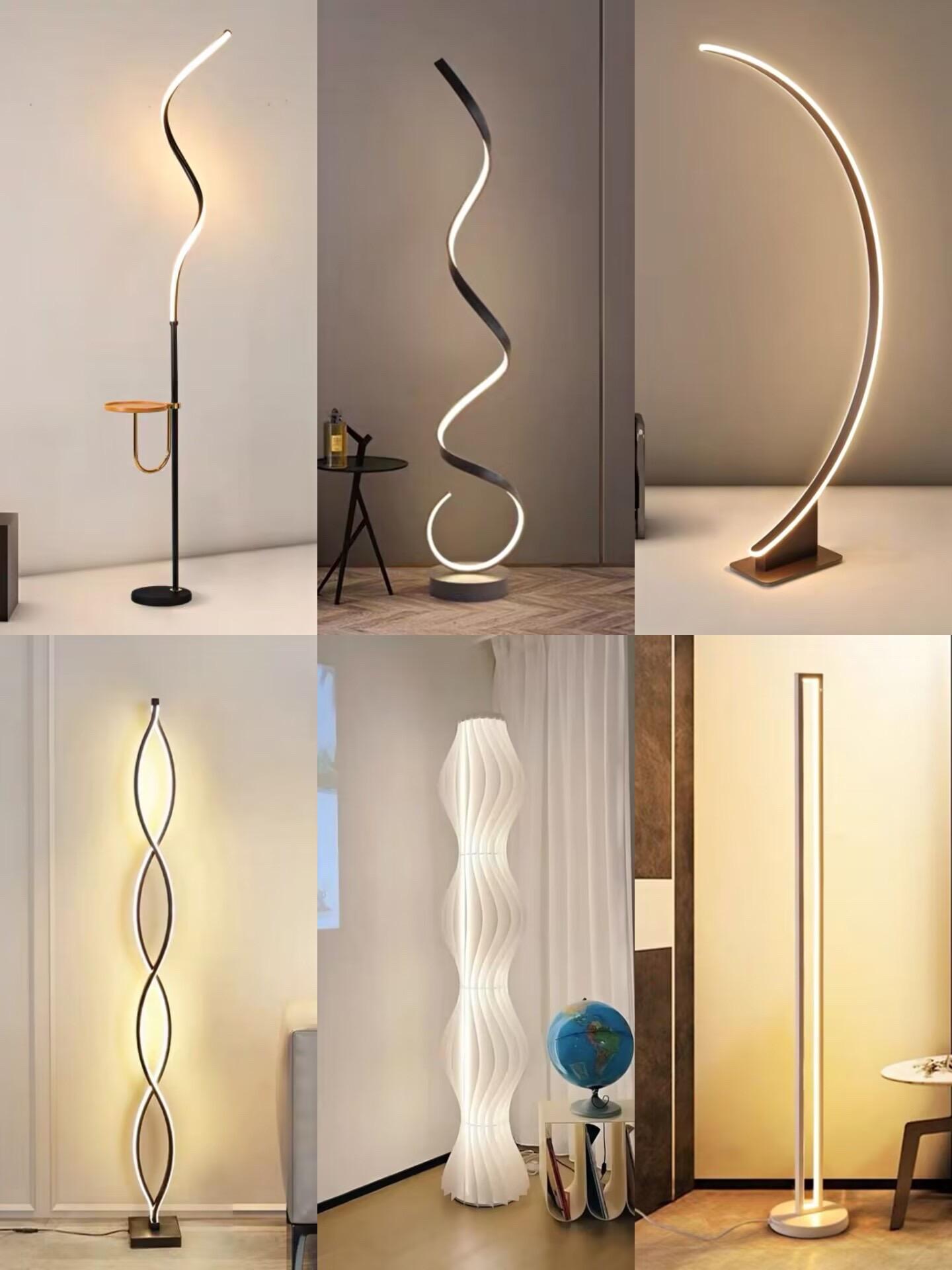 温馨的家,除了主灯之外, 落地灯作为辅助照明的氛围灯, 气质这一块