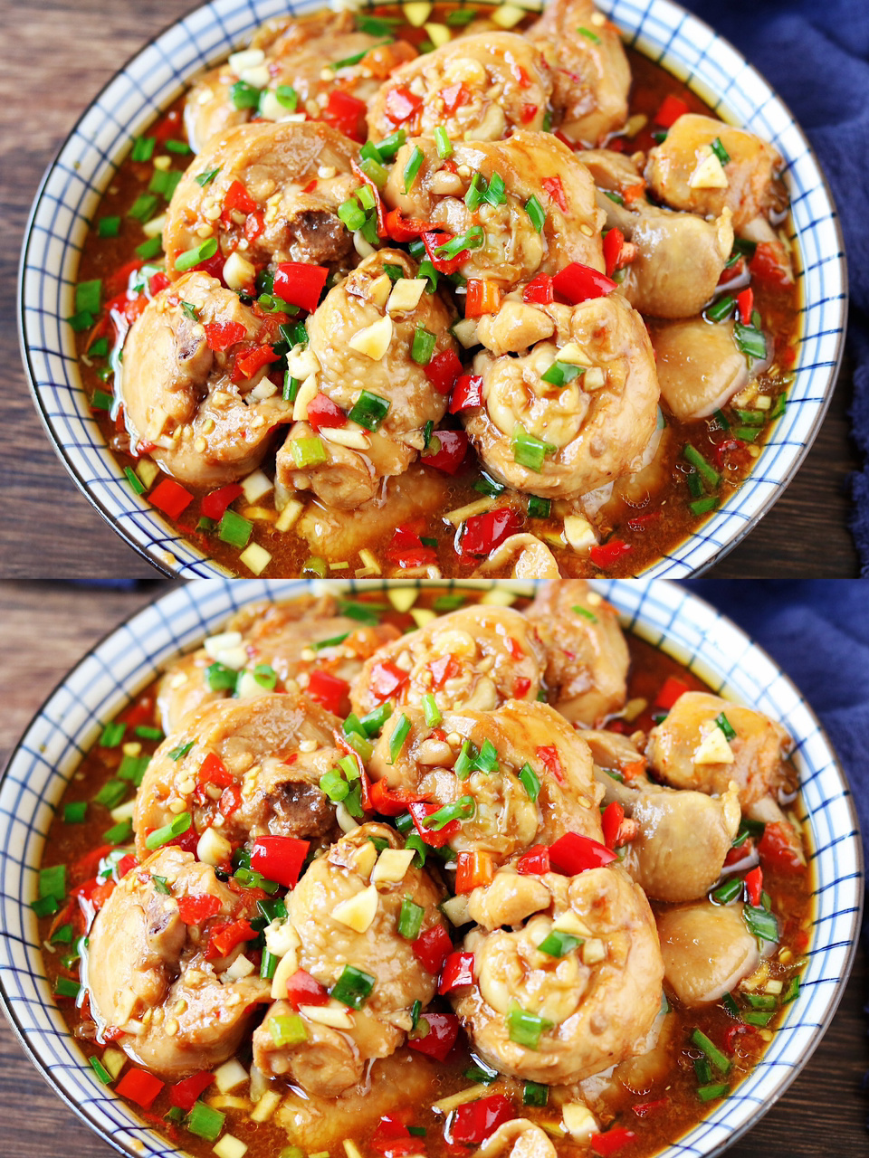 超简单又下饭的剁椒鸡腿,真的吃一次就会爱上95 采用蒸的方式,营养