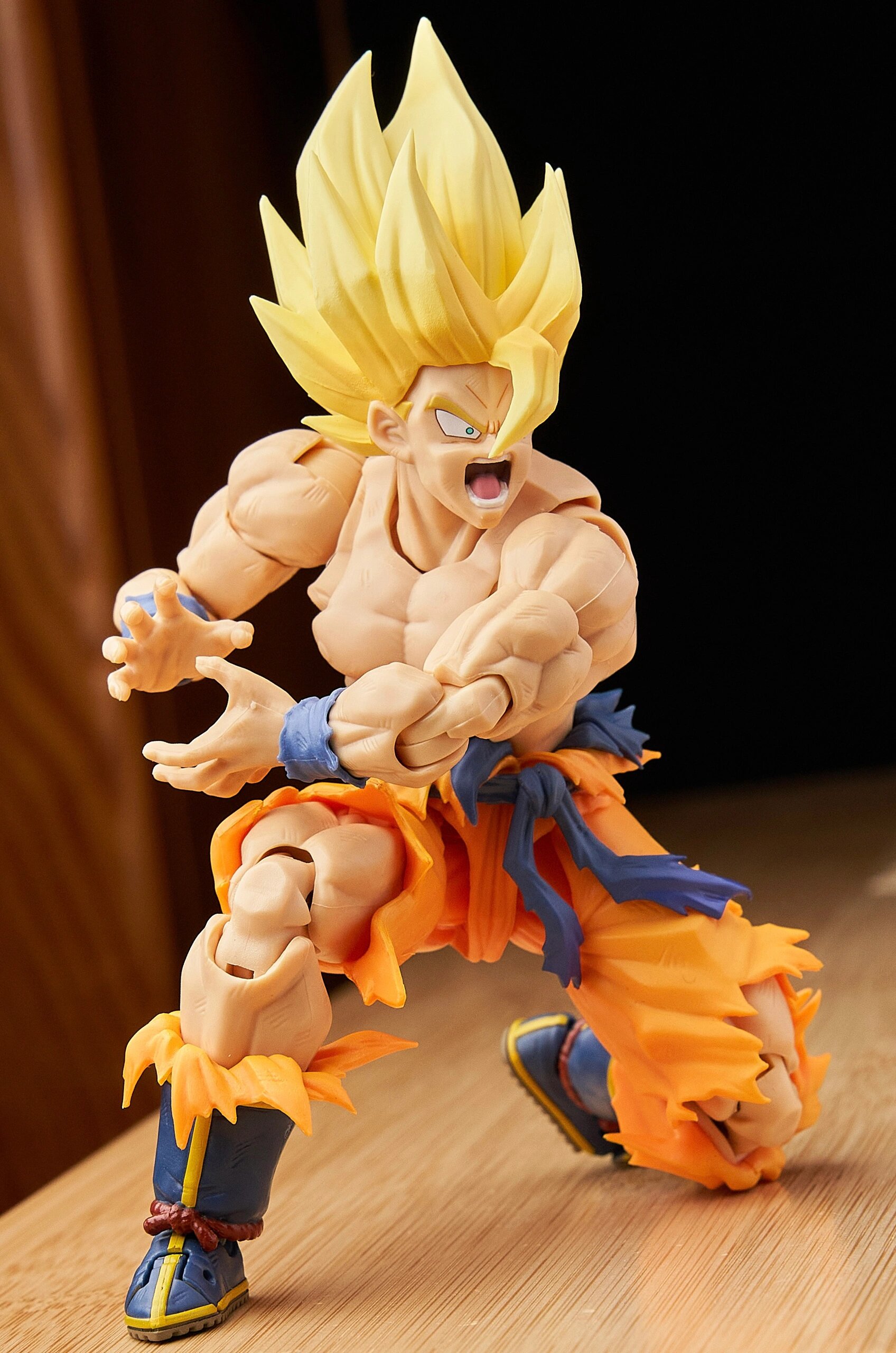 万代shf 传说中的超级赛亚人 孙悟空 这次的3.