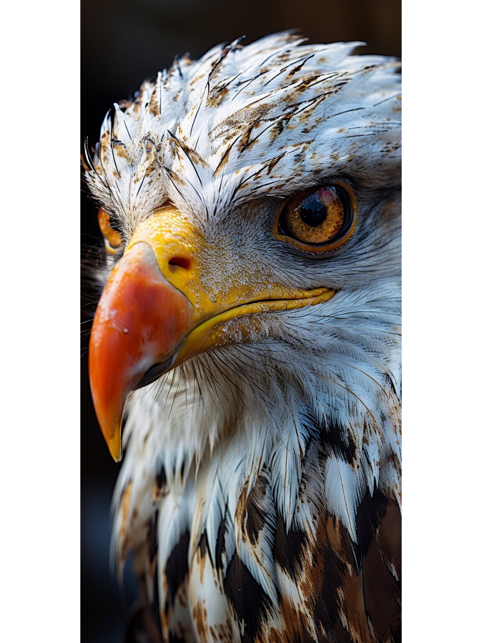 老鹰是自然界中一种非常神奇的生物,它的犀利眼神是它狩猎和生存的