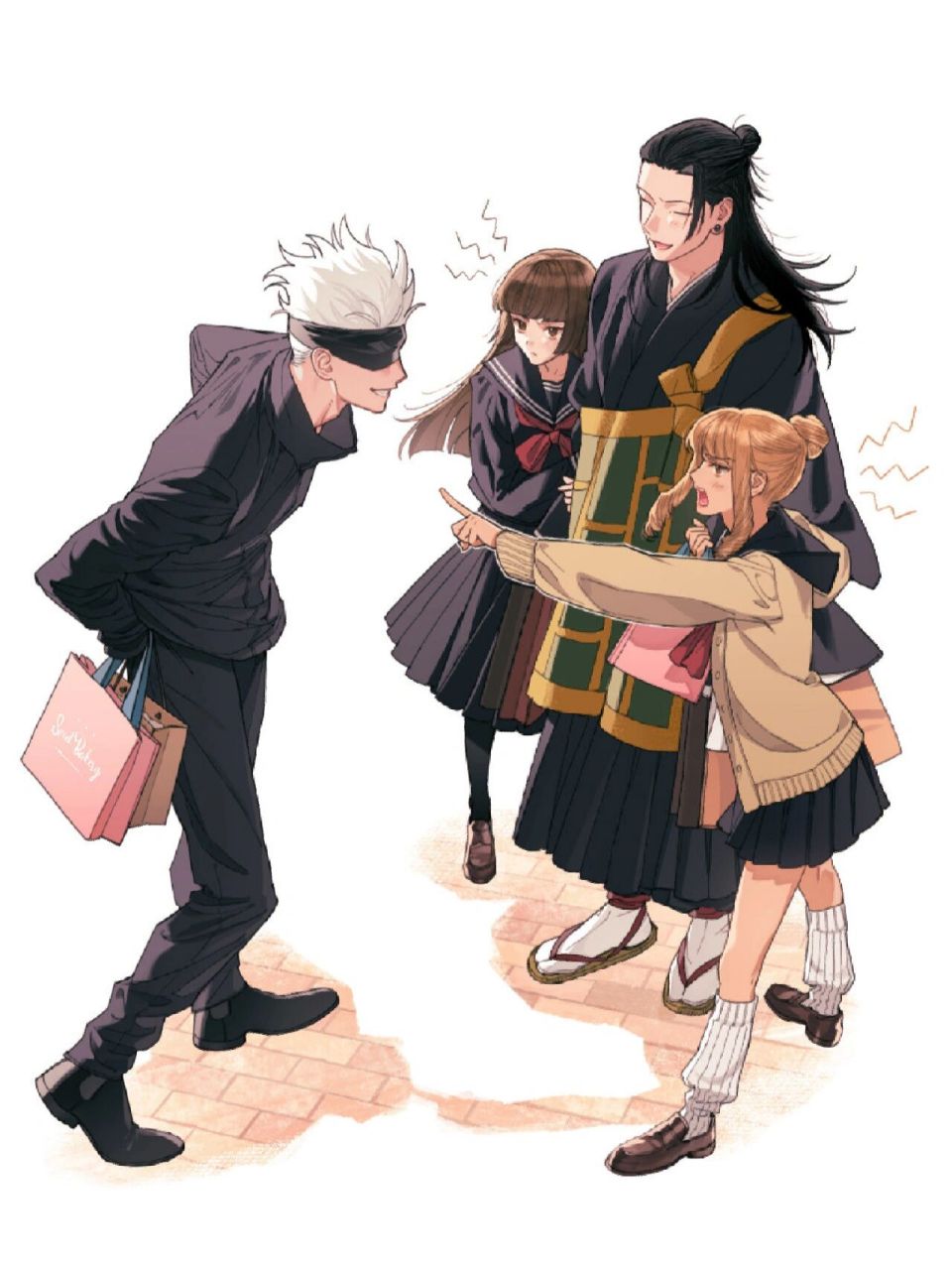 夏油大人 就是他抢走了美美子的可丽饼 "悟,快还给美美子"