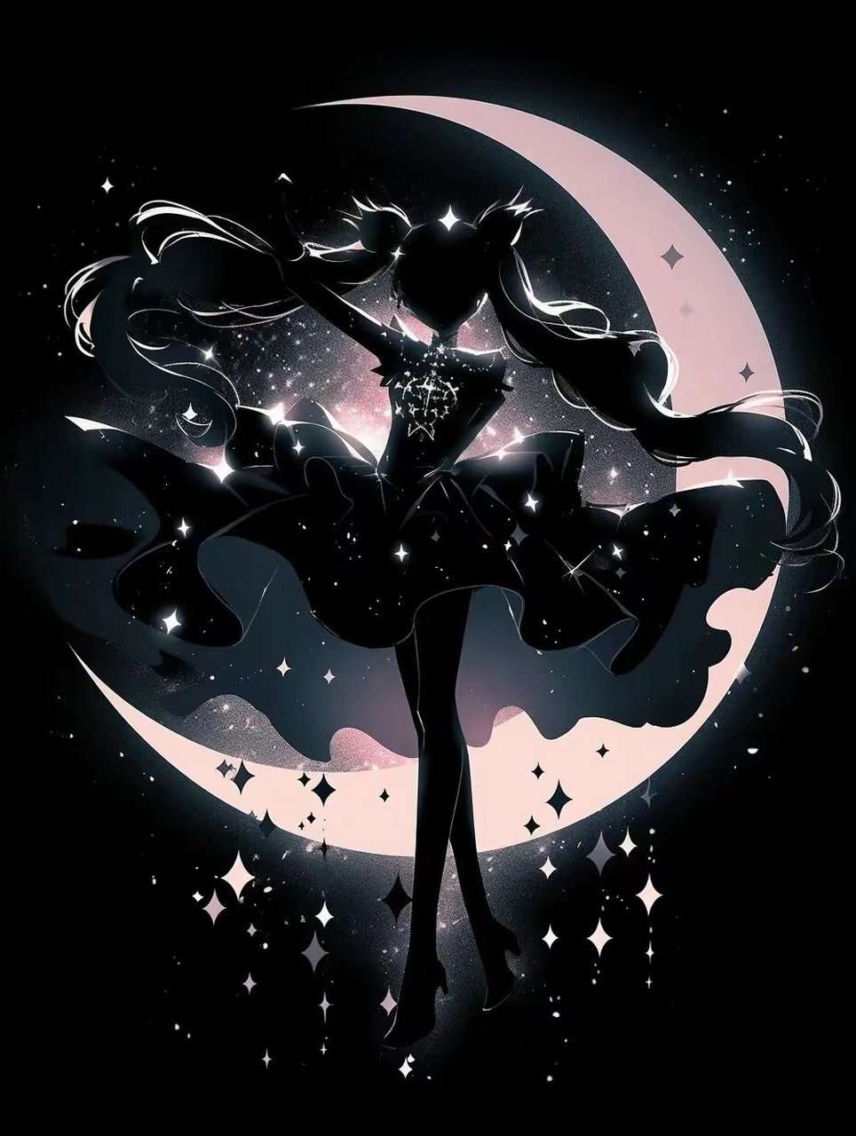 黑色系美少女壁纸! 喜欢的拿走,分享给大家暗夜系列94