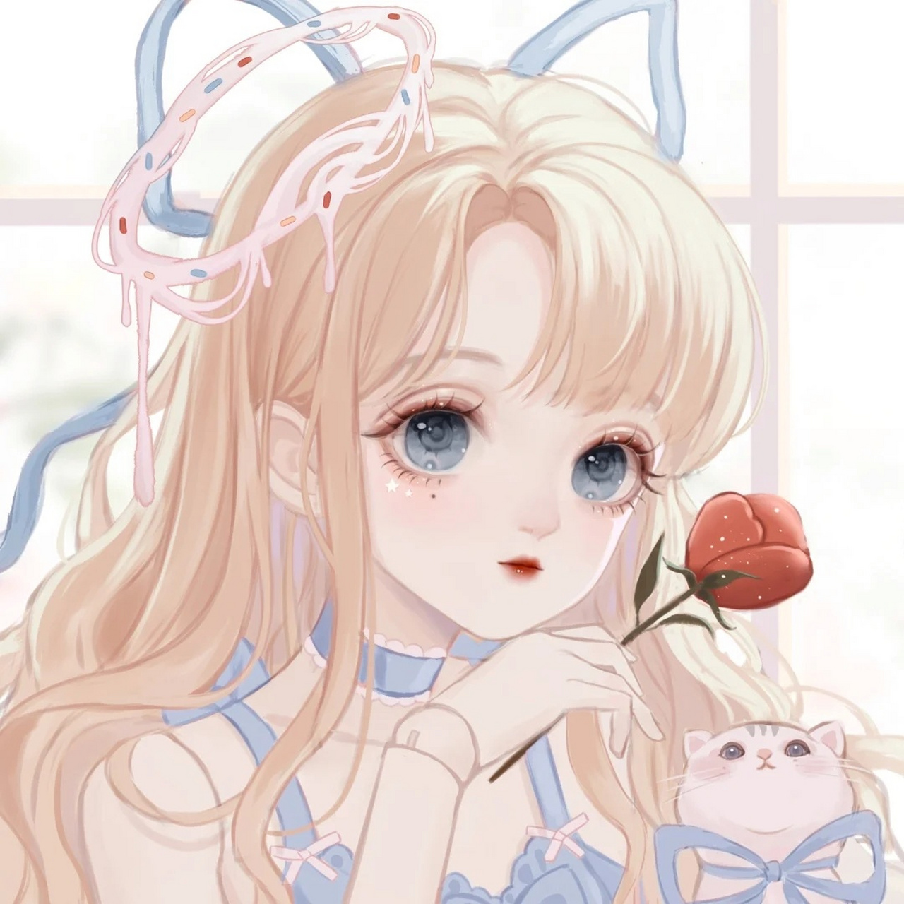 可爱头像 软妹软萌头像 绝美头像 女生头像 新来der,不懂事的话请谅解