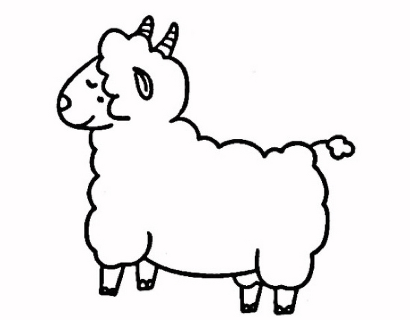 羊的简笔画简单又好看图片