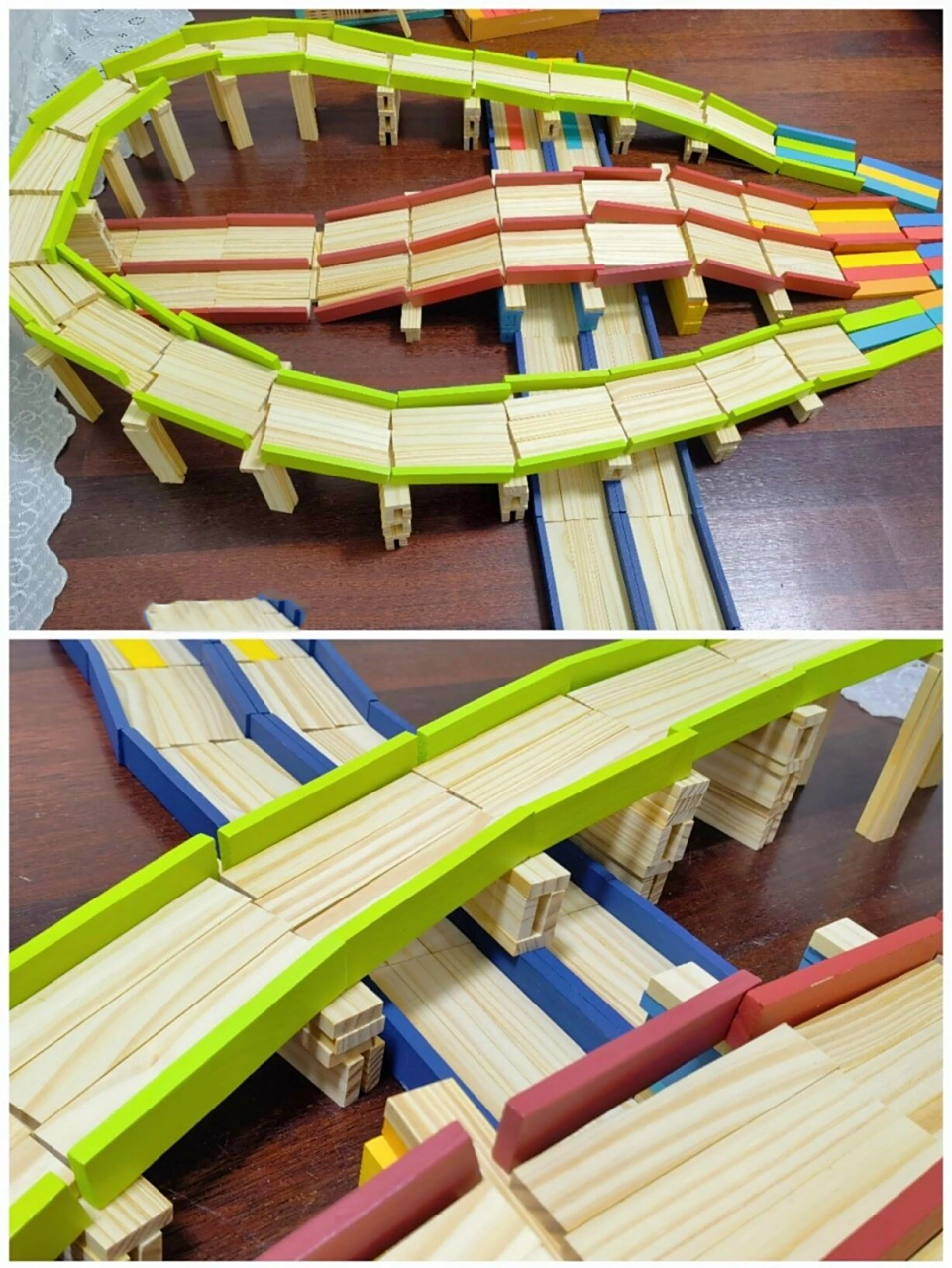 阿基米德积木搭建|城市立交桥 96灵感来源~ 宅家太久了,已经很久没