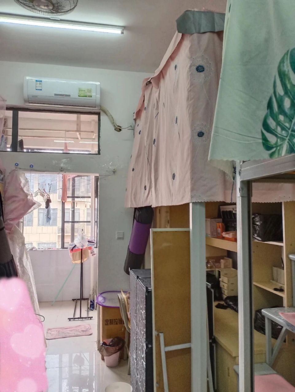 江西农业大学南昌商学院共青校区宿舍 因为有很多姐妹问,所以我就把我