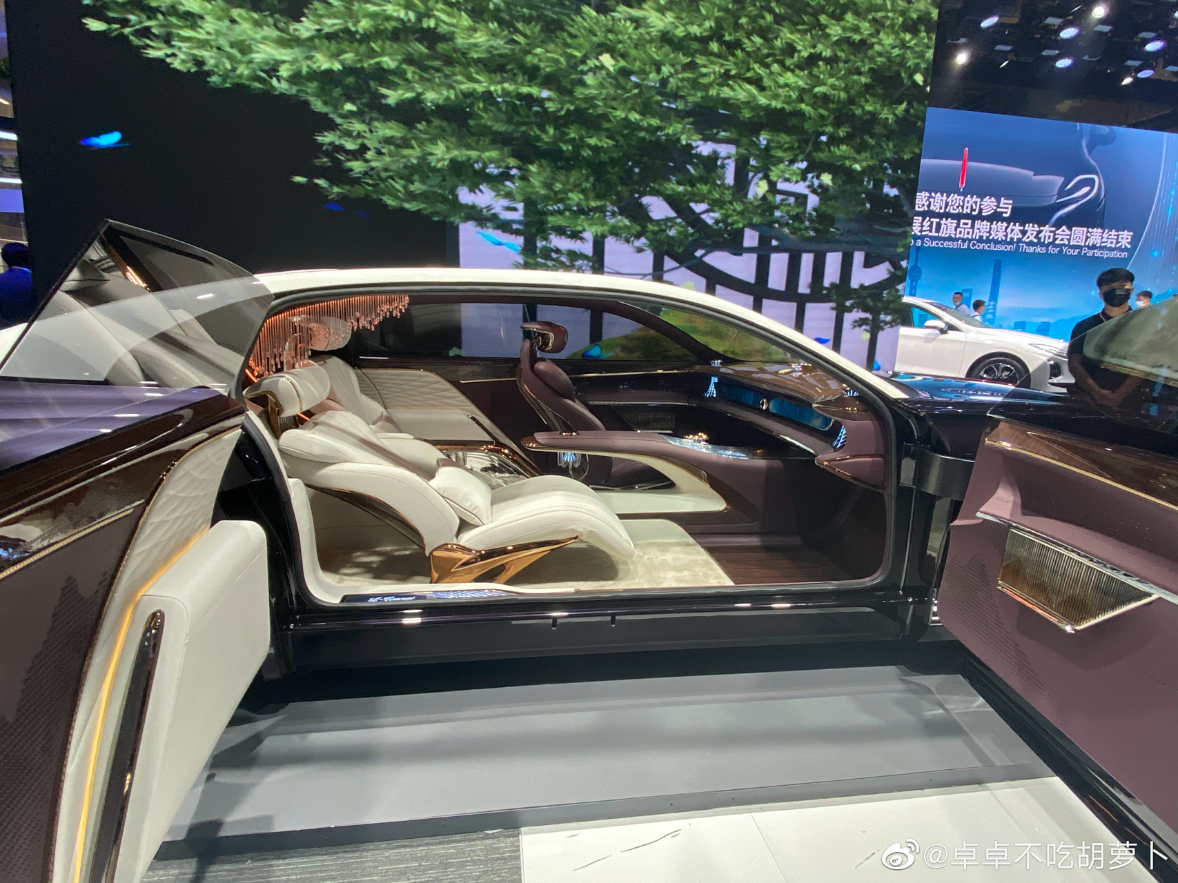 2021上海车展# 红旗l-concept概念车,诠释未来高端出行的旗舰车型这 