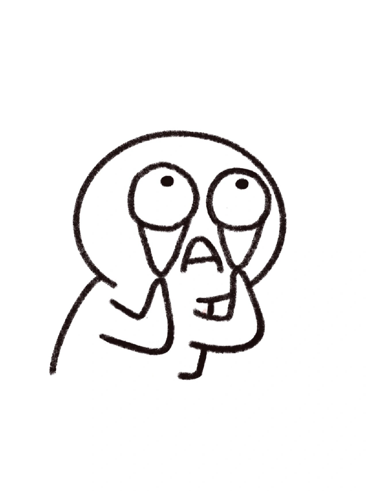 日常崩溃表情包7315手残党学简笔画附教程