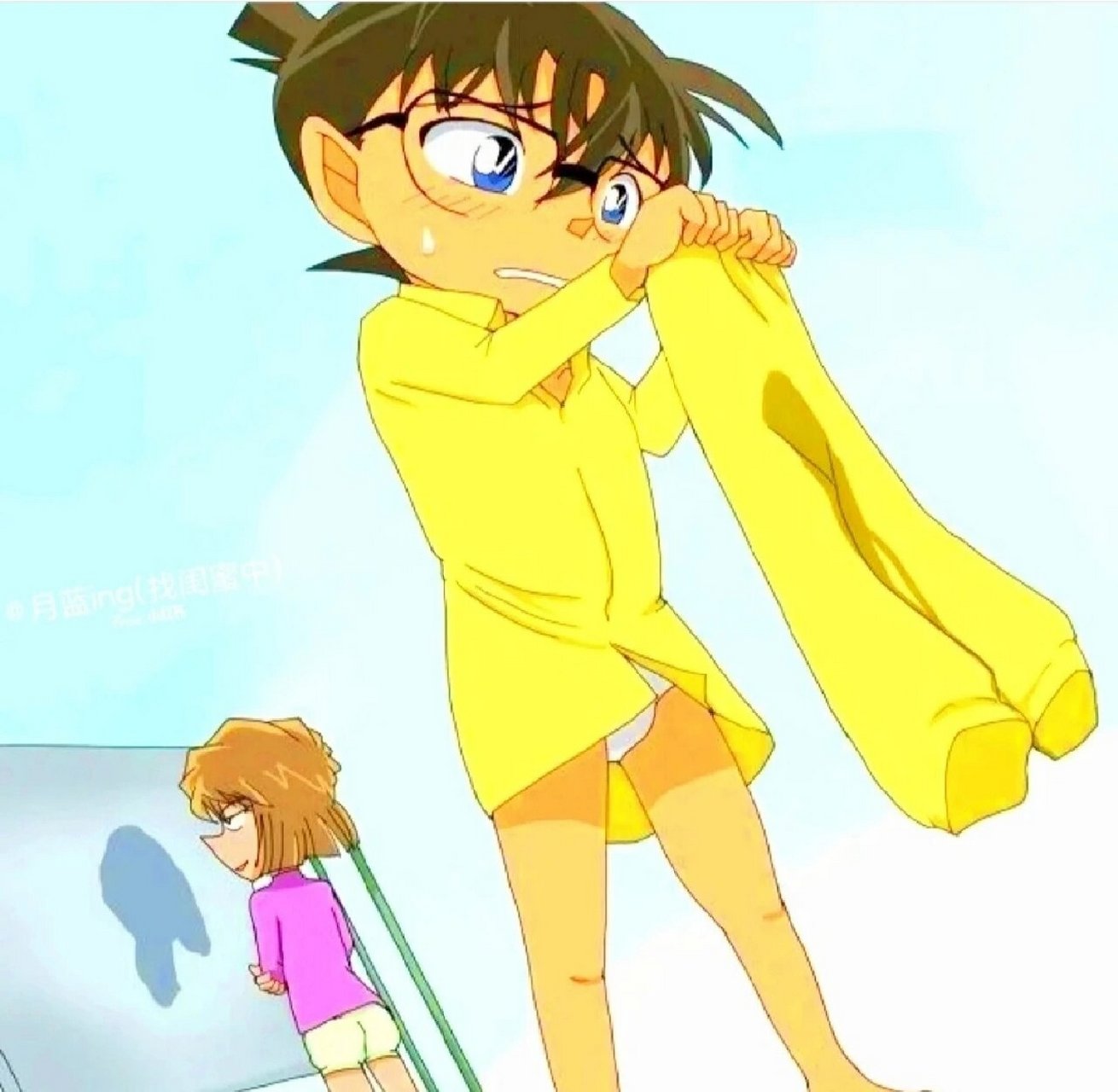 柯南尿裤子了!