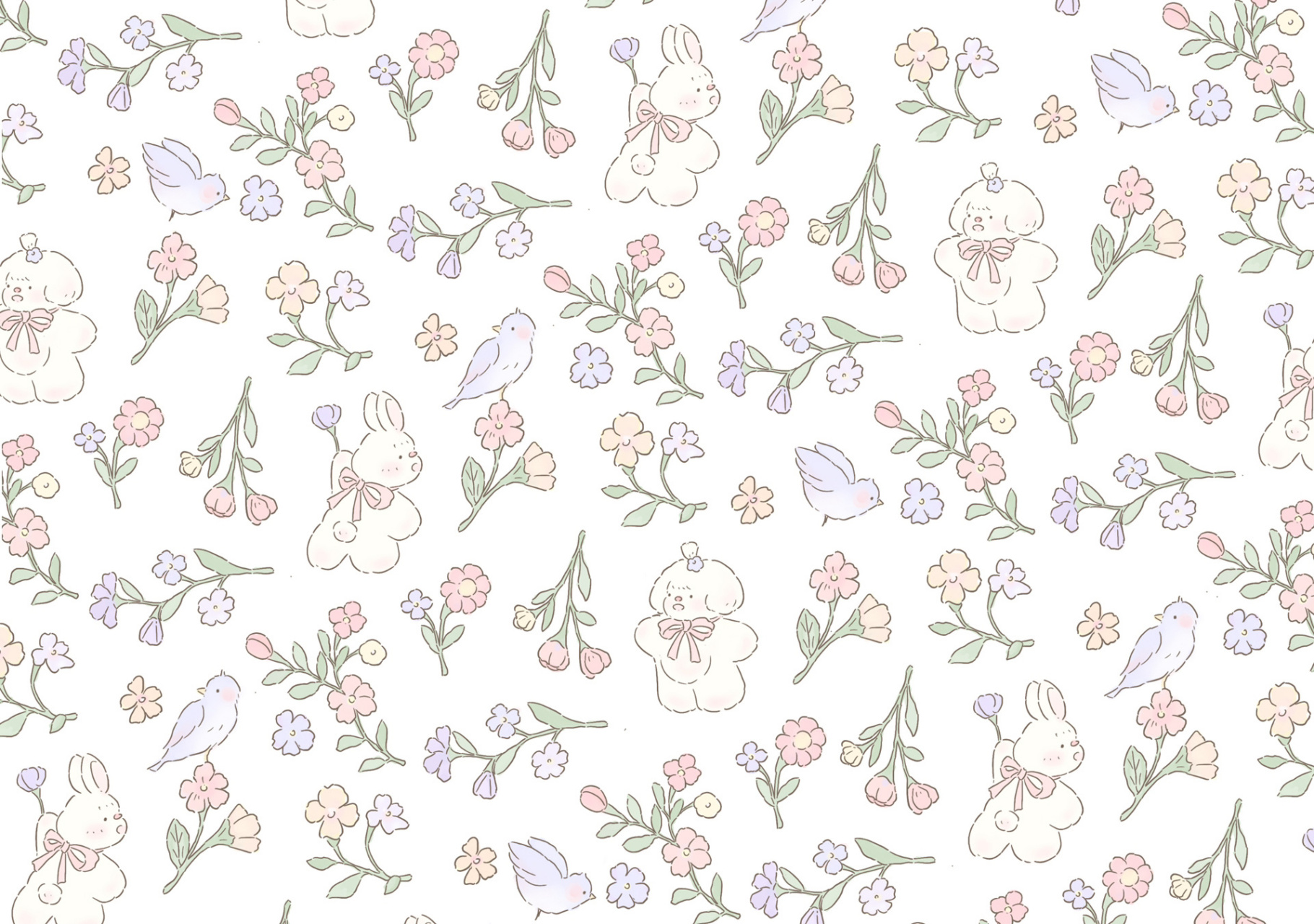 9298ipad 电脑壁纸～ 阳光灿烂,万物可爱9193