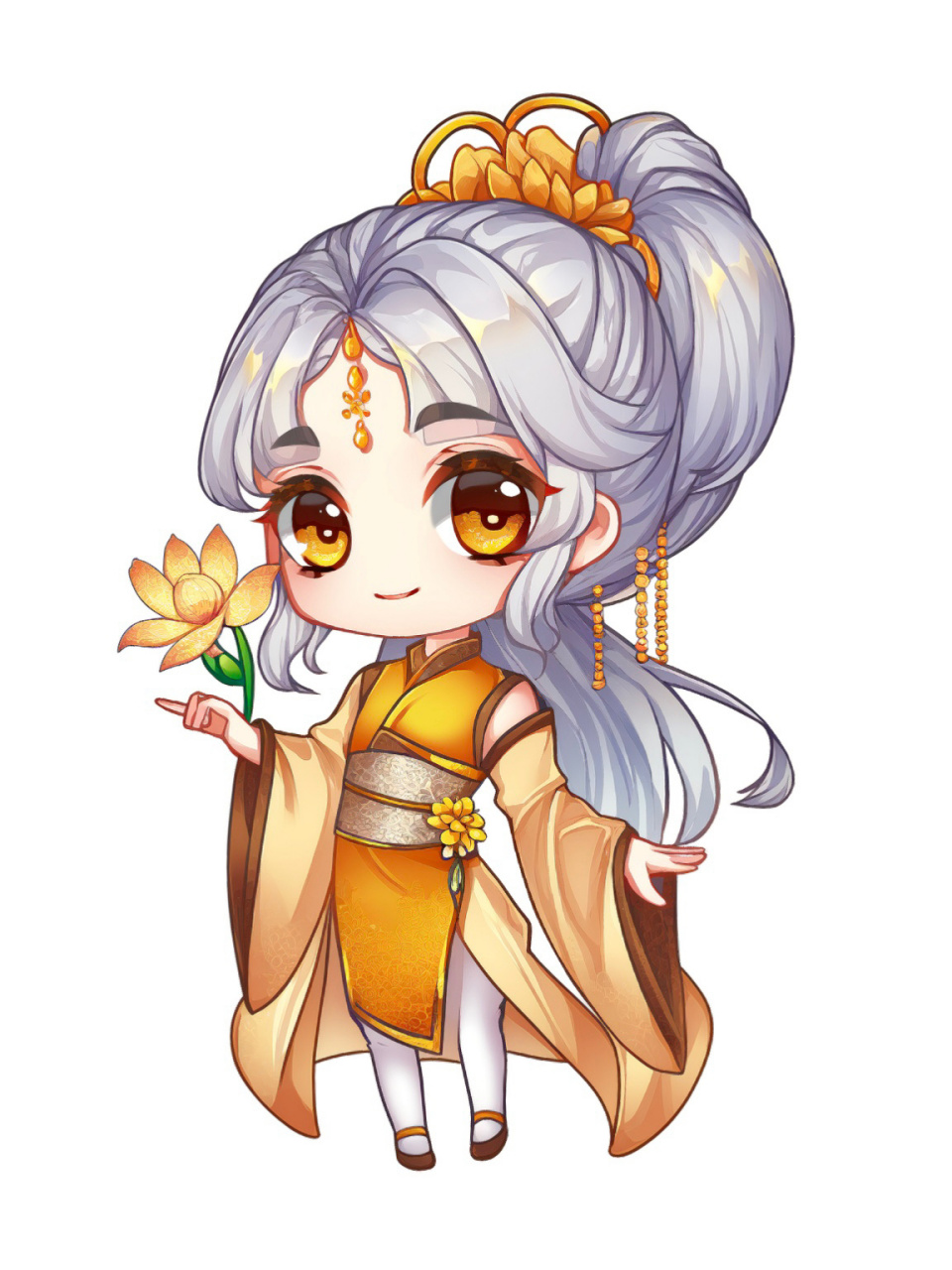 q版二次元古风花仙子