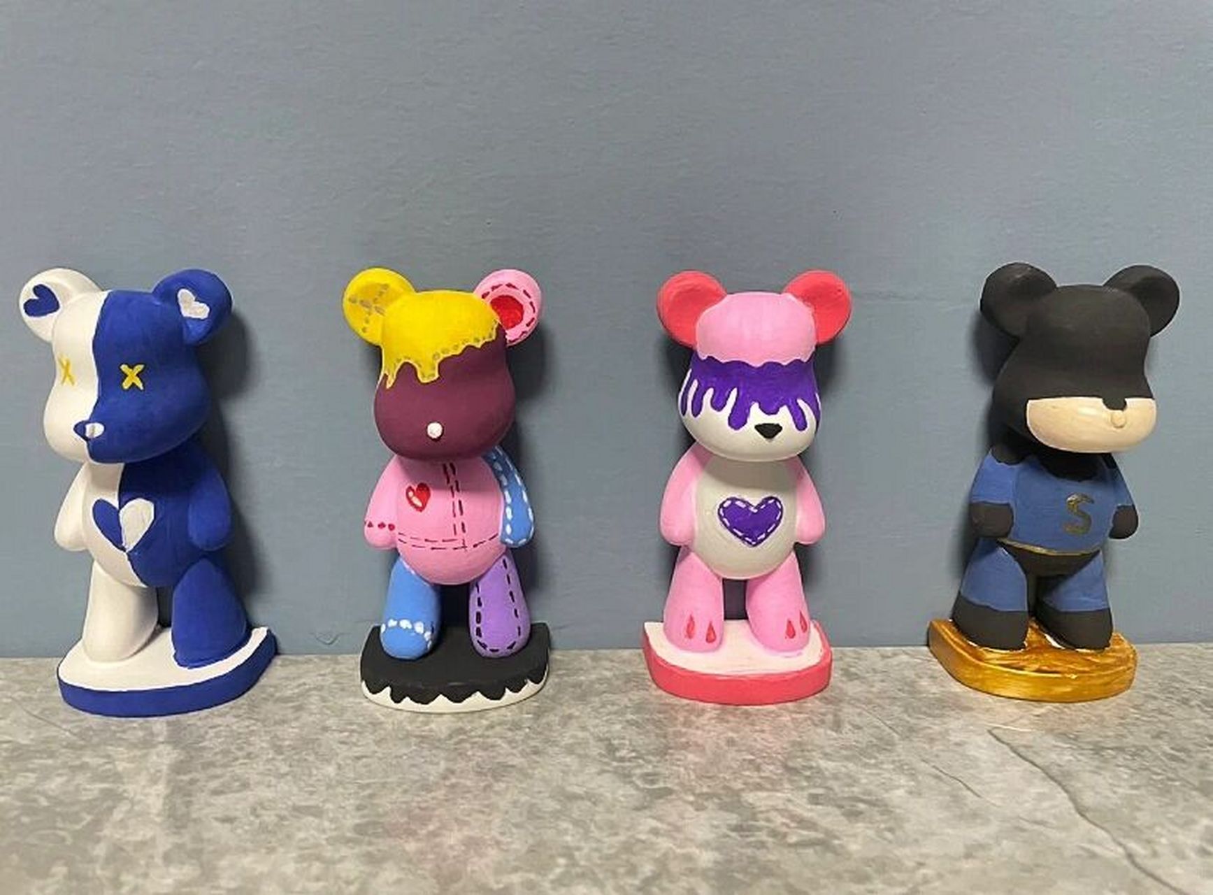 暴力熊石膏娃娃配色参考.