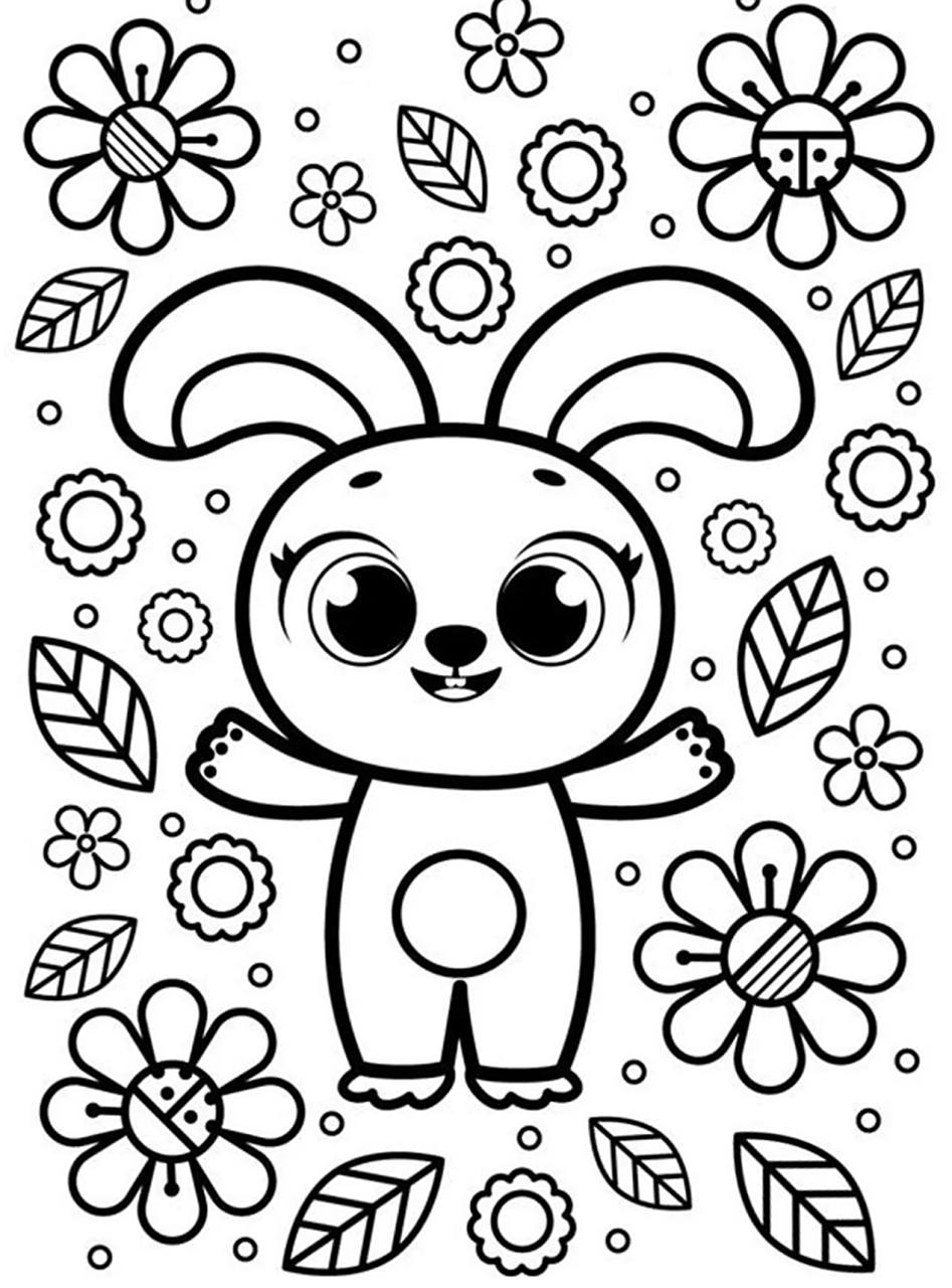 中大班简笔画涂色