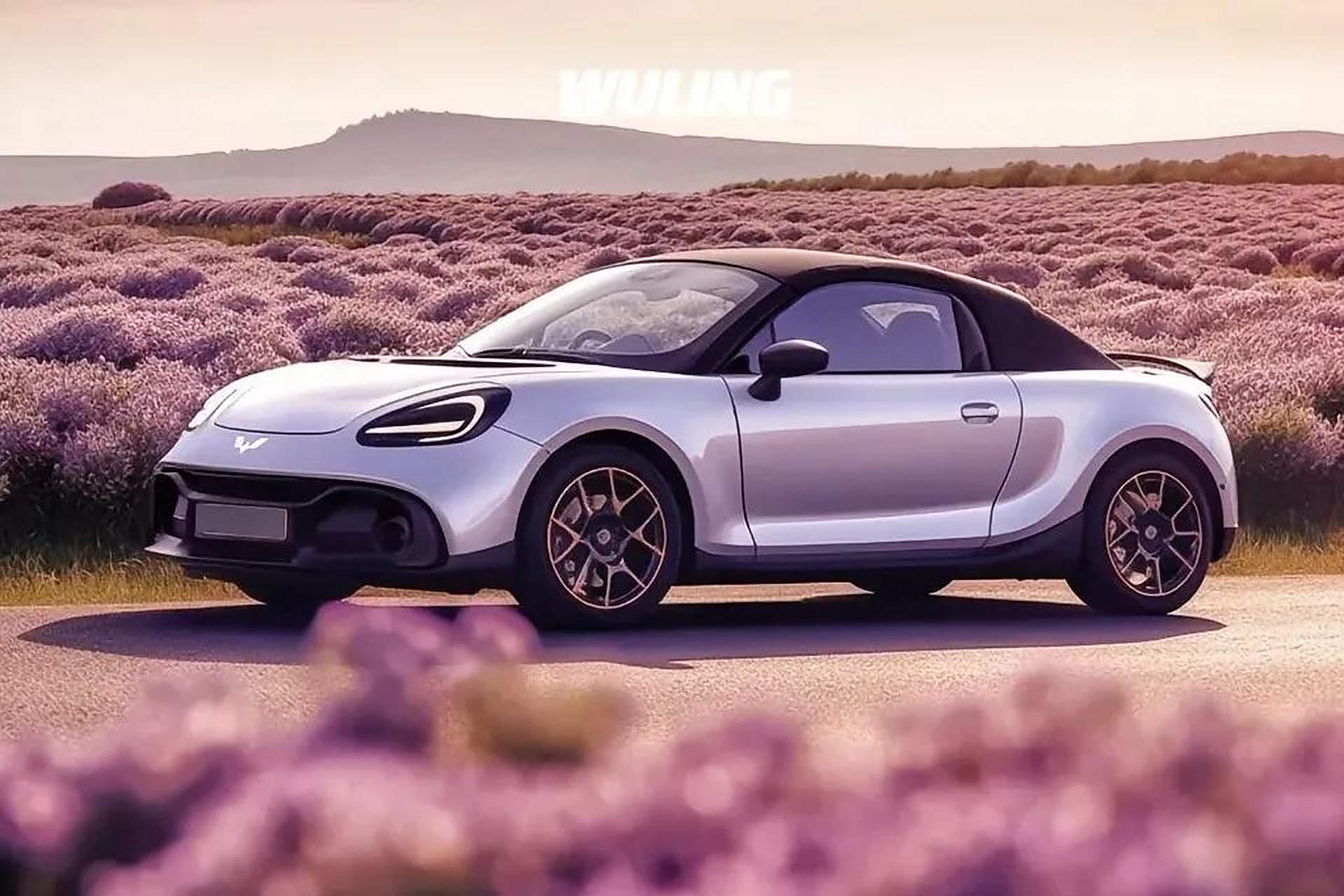 五菱敞篷小跑车,女生的最爱吧.