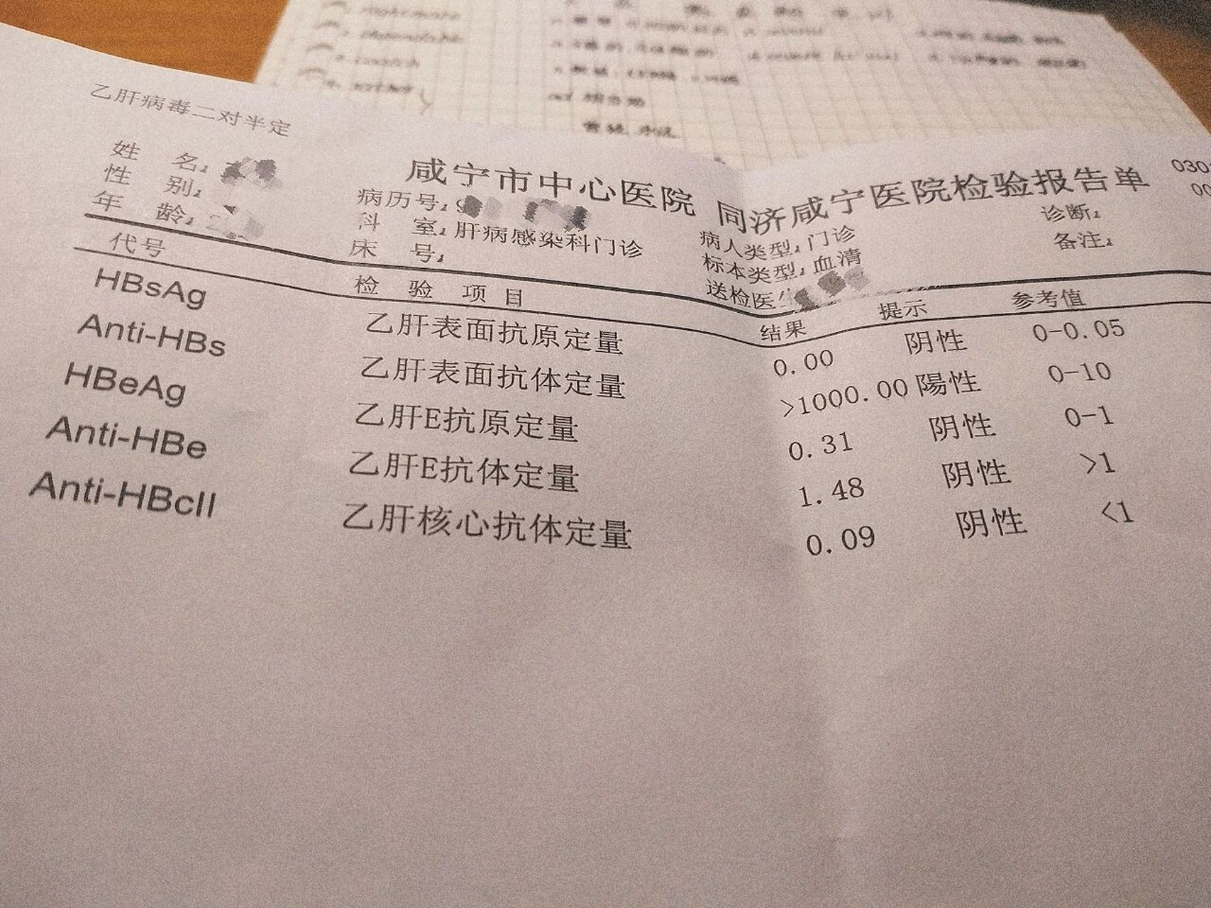 护生实习 乙肝两对半检查 作为一名护理的大三学生,马上就要走向临床