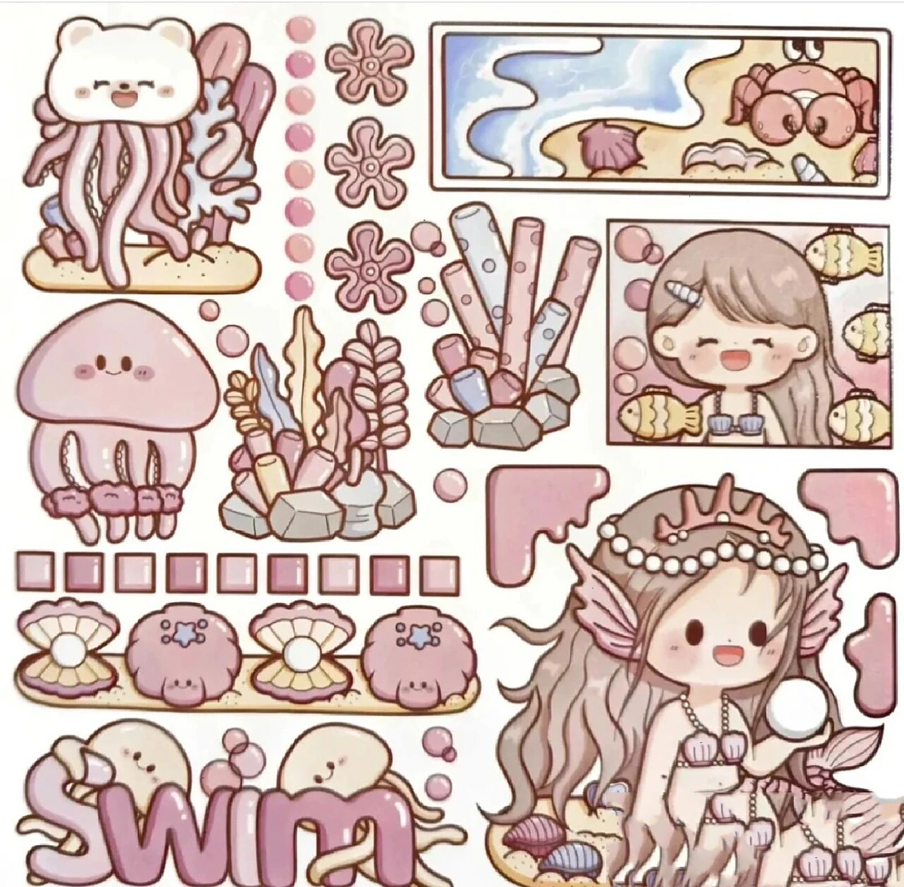 手帐贴纸图片素材