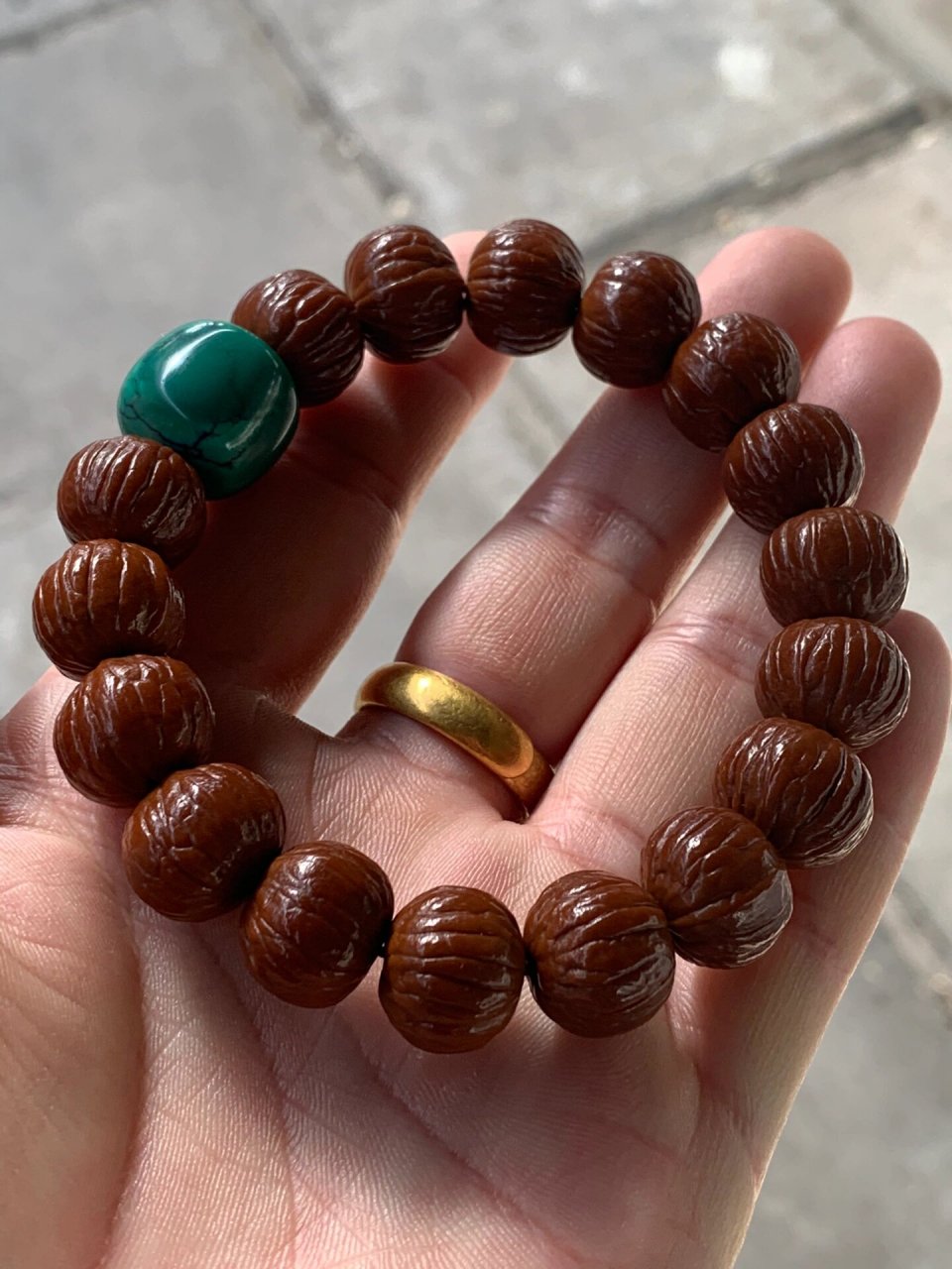 猴头双鳍南瓜  盘了一年的效果