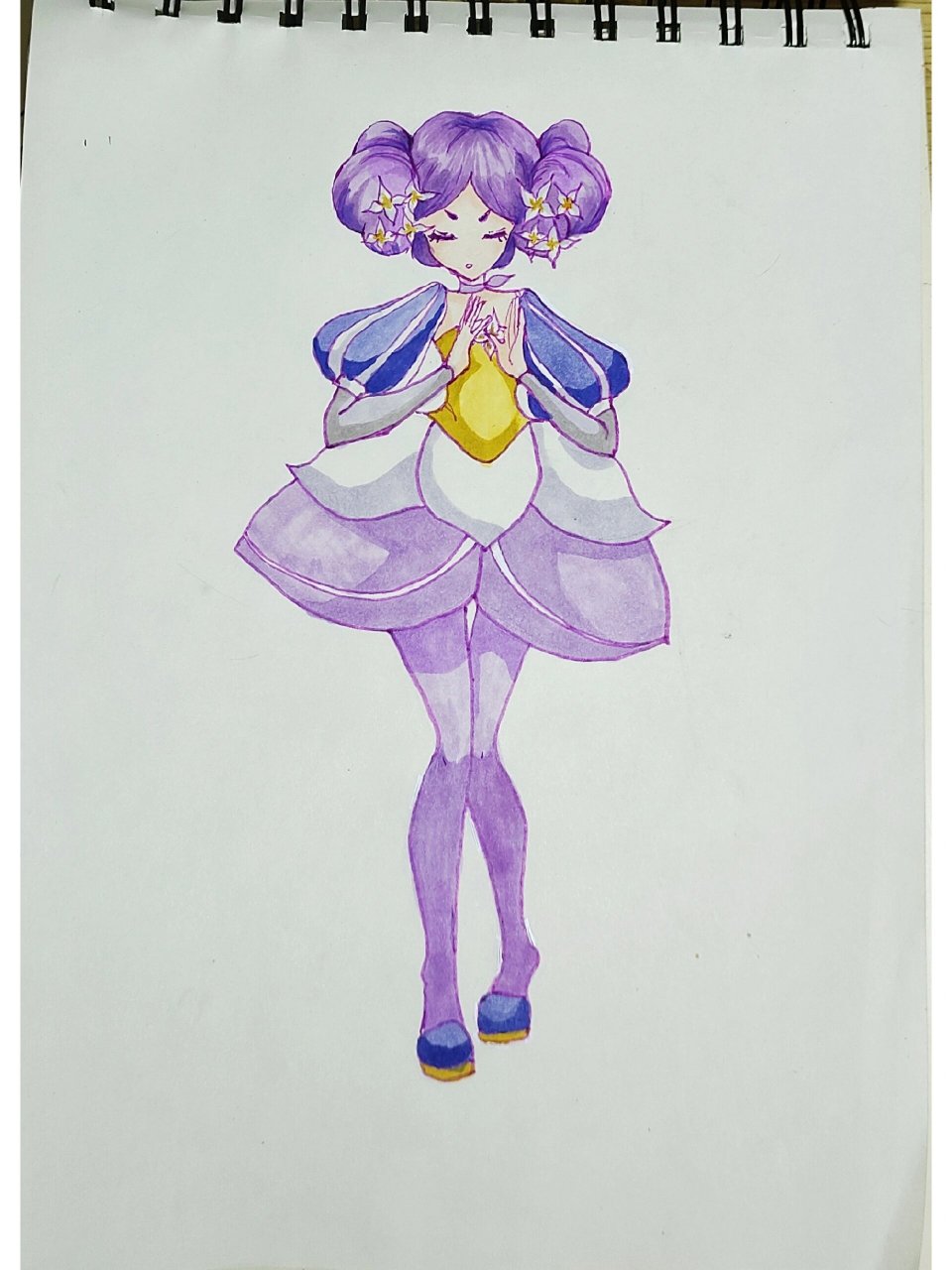 百结(丁香花) #绘画# #小花仙精灵王# #绘画日常# #动漫手绘# #小花仙