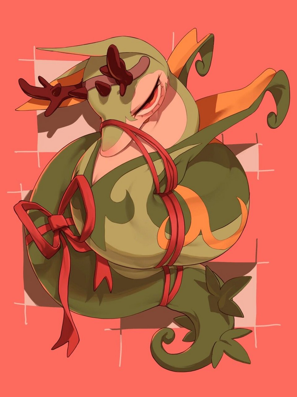 宝可梦 藤藤蛇各种形态杂图 #宝可梦# #一起分享宝可梦# #精灵宝可梦