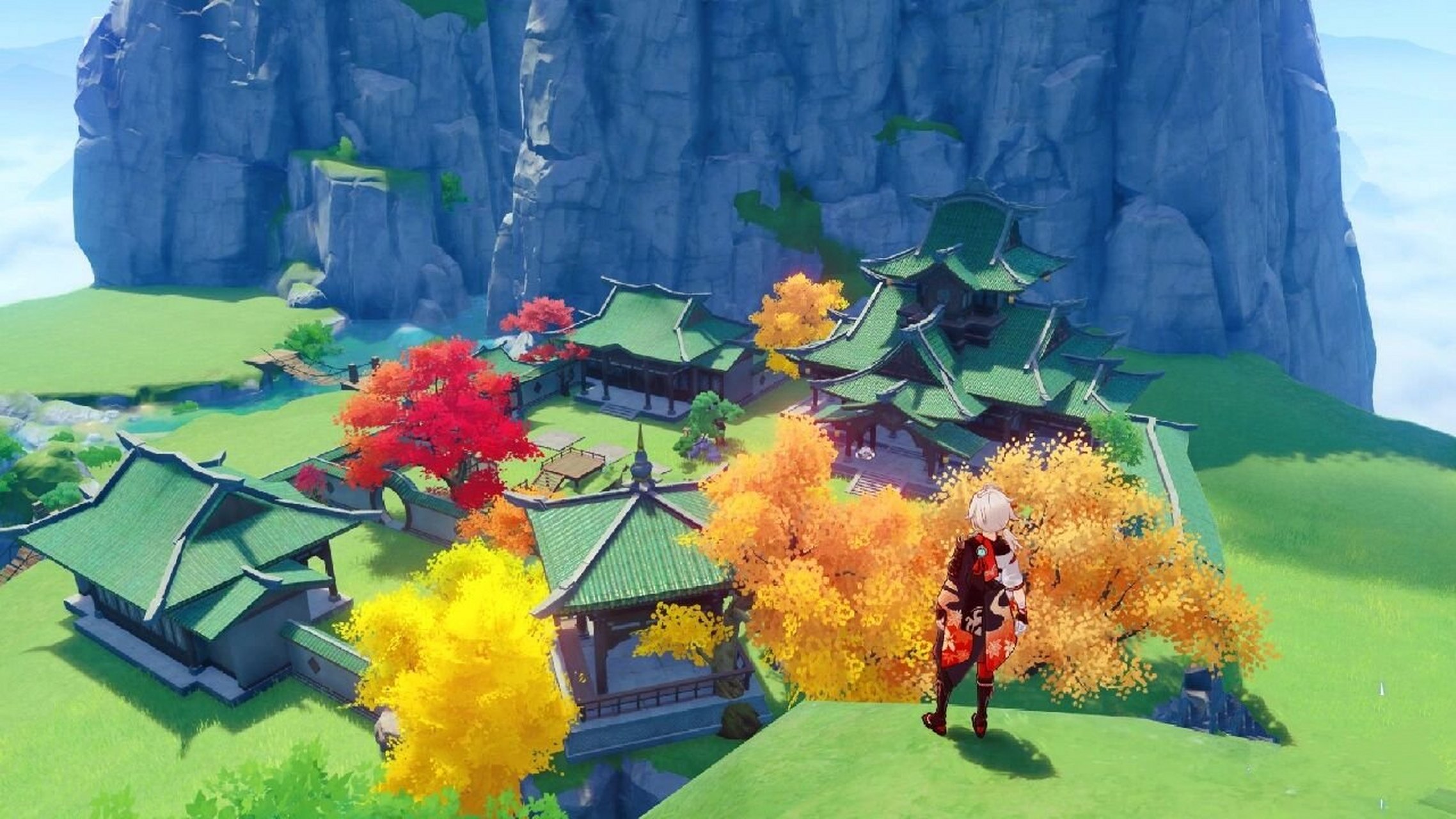 2原神尘歌壶摹本码|绝美中式园林 洞天形态:翠黛峰·扫冬峰 原创:土匪