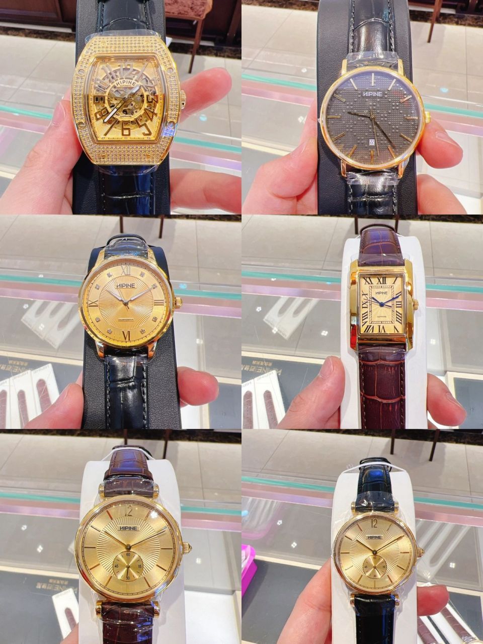 西普尼 金表 99展厅实拍——西普尼金表 78有机械表和石英表,具体