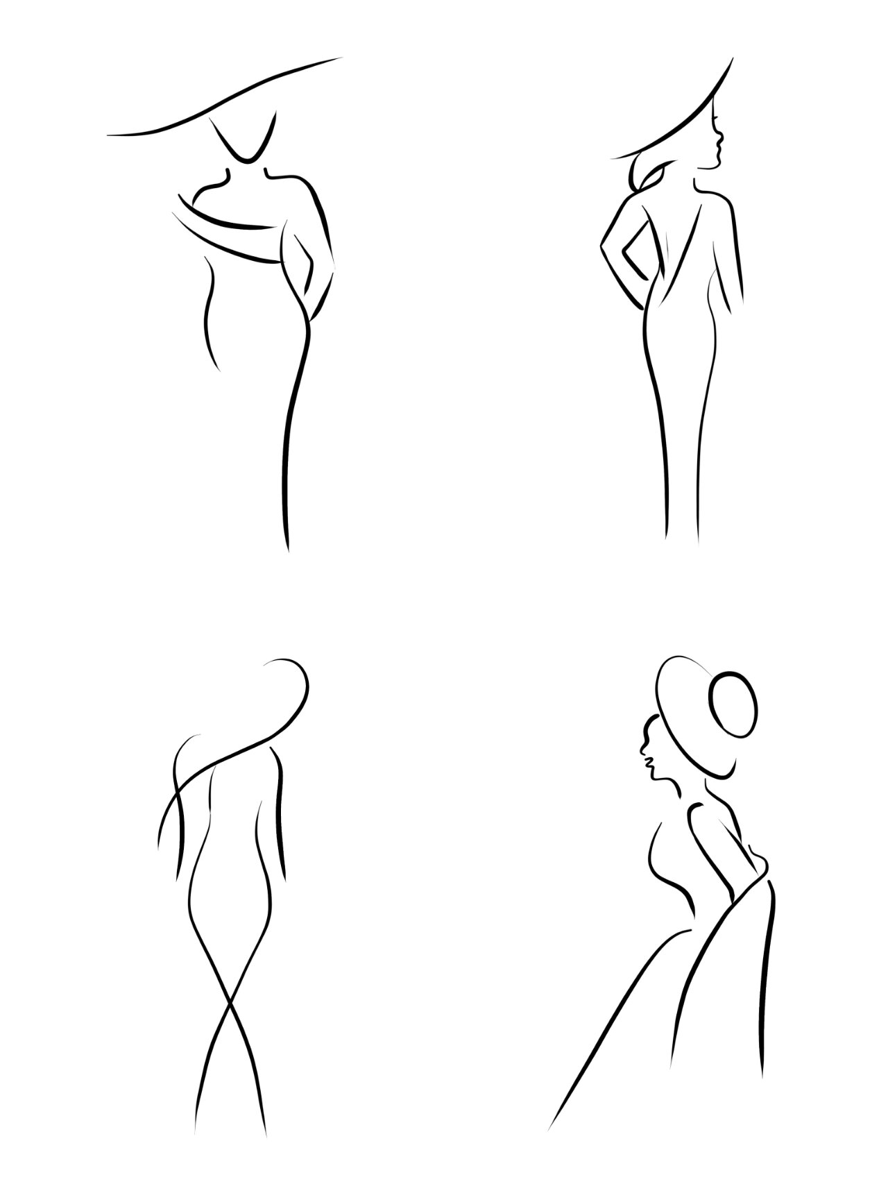 速写简笔画 控笔练习 线条画的魅力