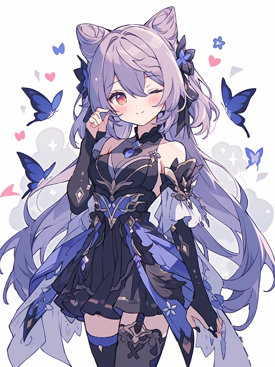 【原神壁纸】刻晴|永远相信美好终将相遇 刻晴如月清冷照,眸光如水映