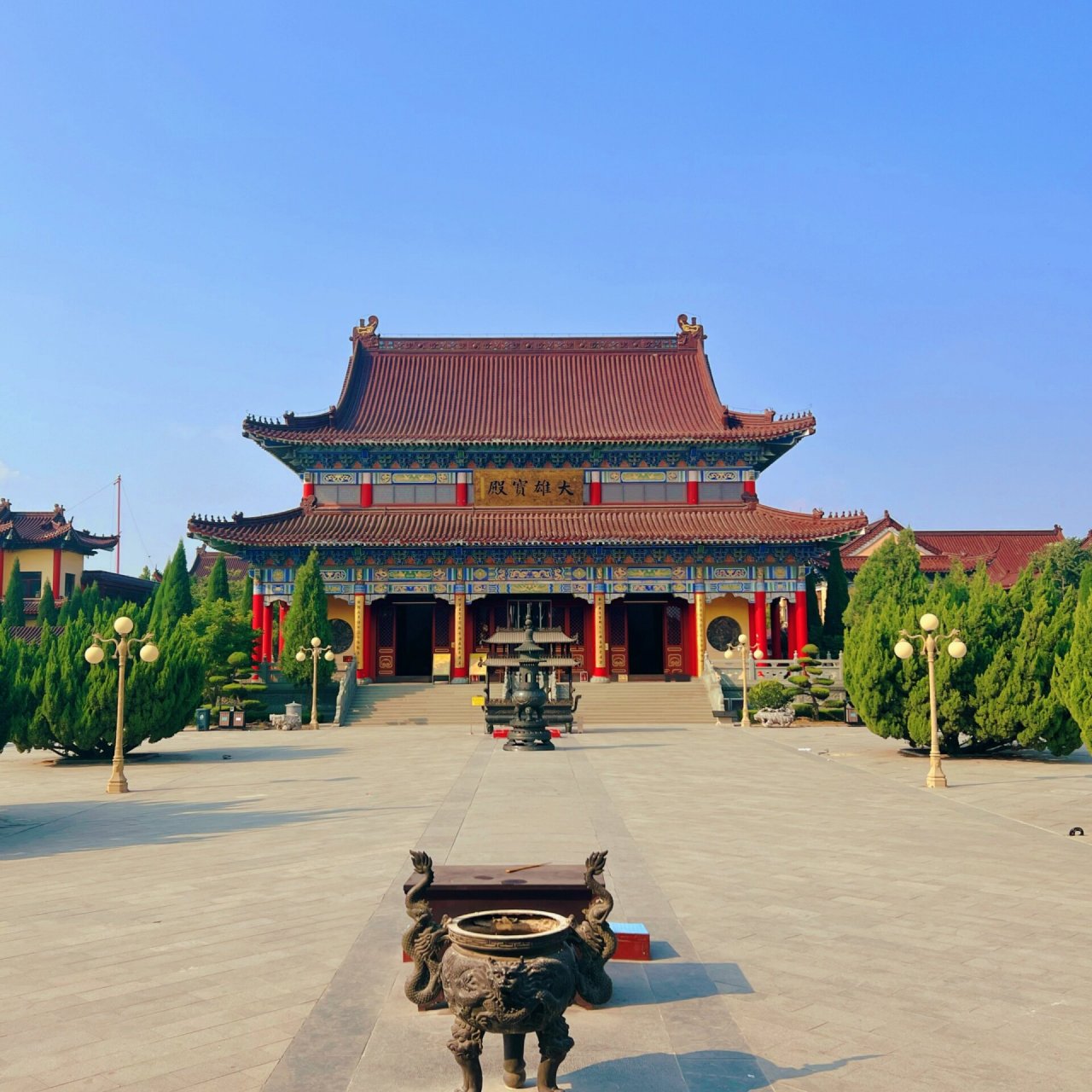 德州庆云县海岛金山寺小记 不收门票. 停车方便.