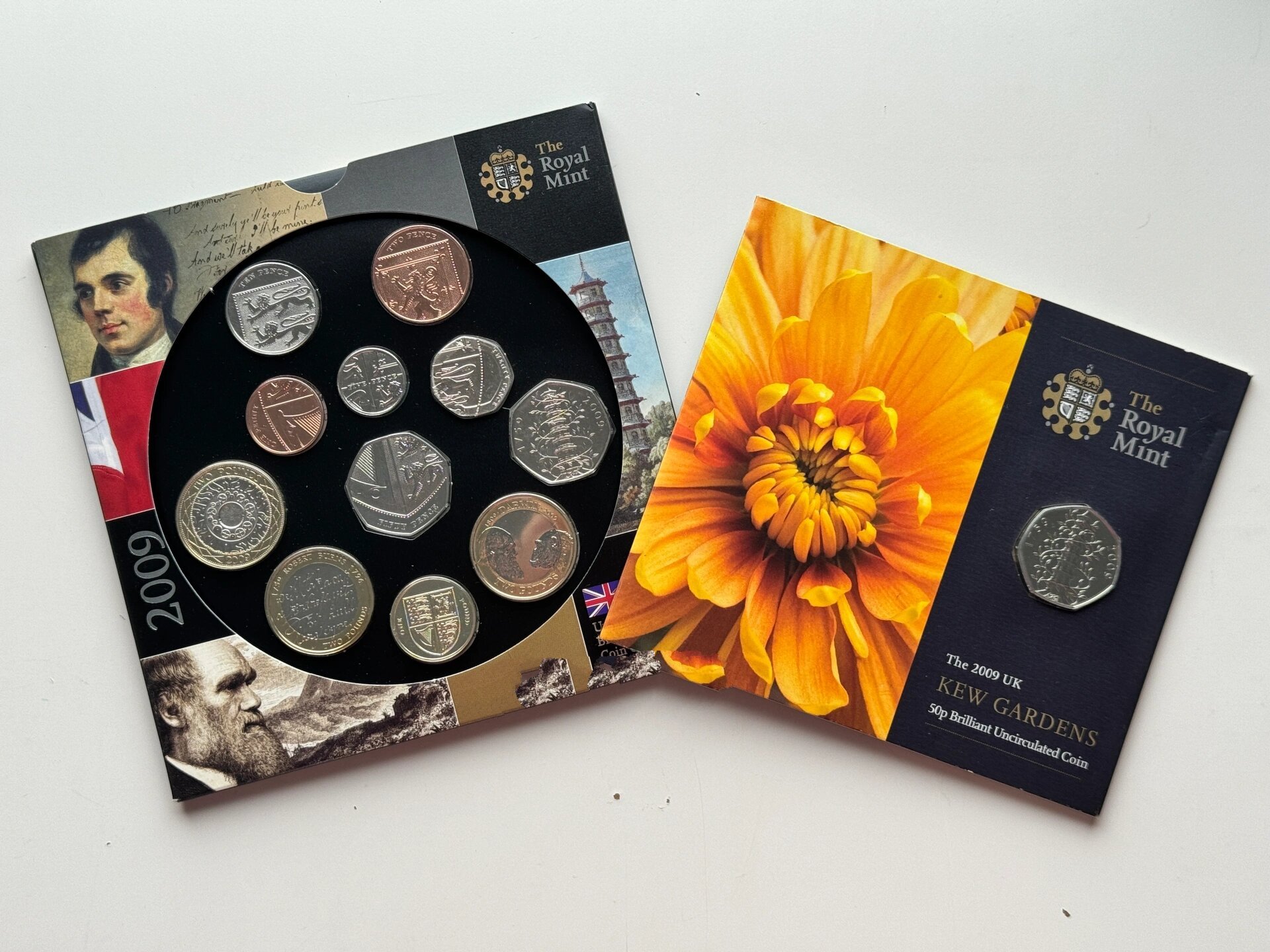 英国50便士硬币中比较少的一枚