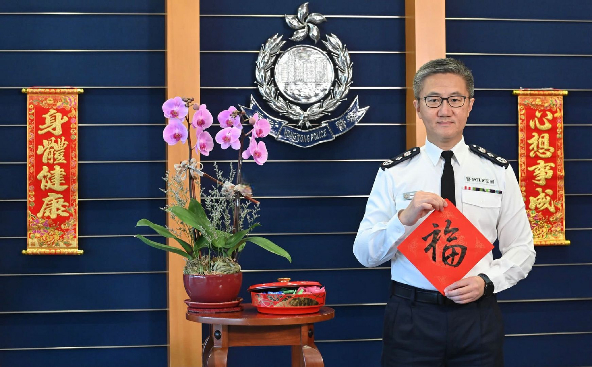 香港警队萧泽颐图片