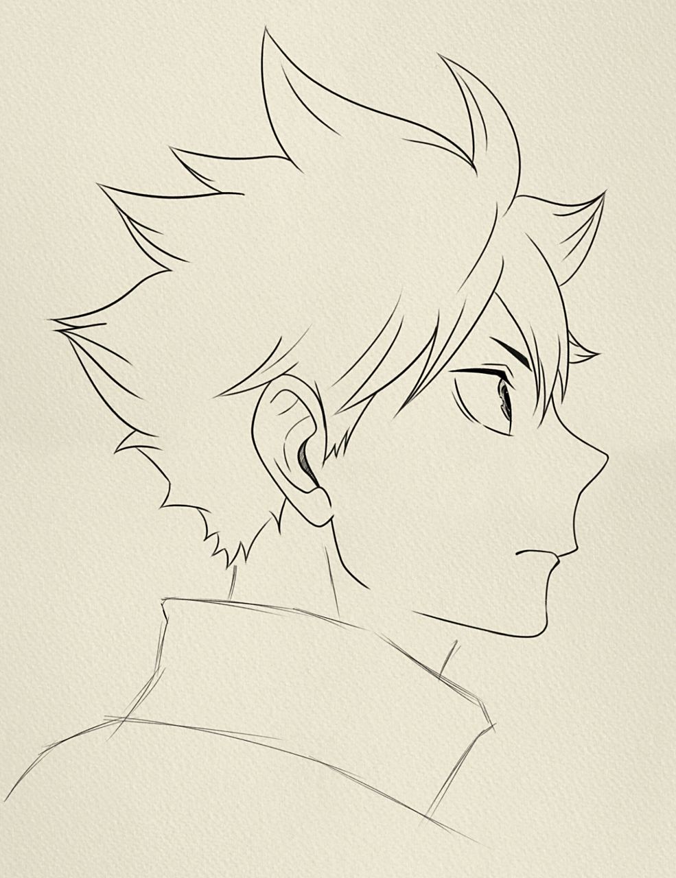 寻找绘画大神# #日向翔阳# #排球少年# #二次元# #简笔画教程# #简笔