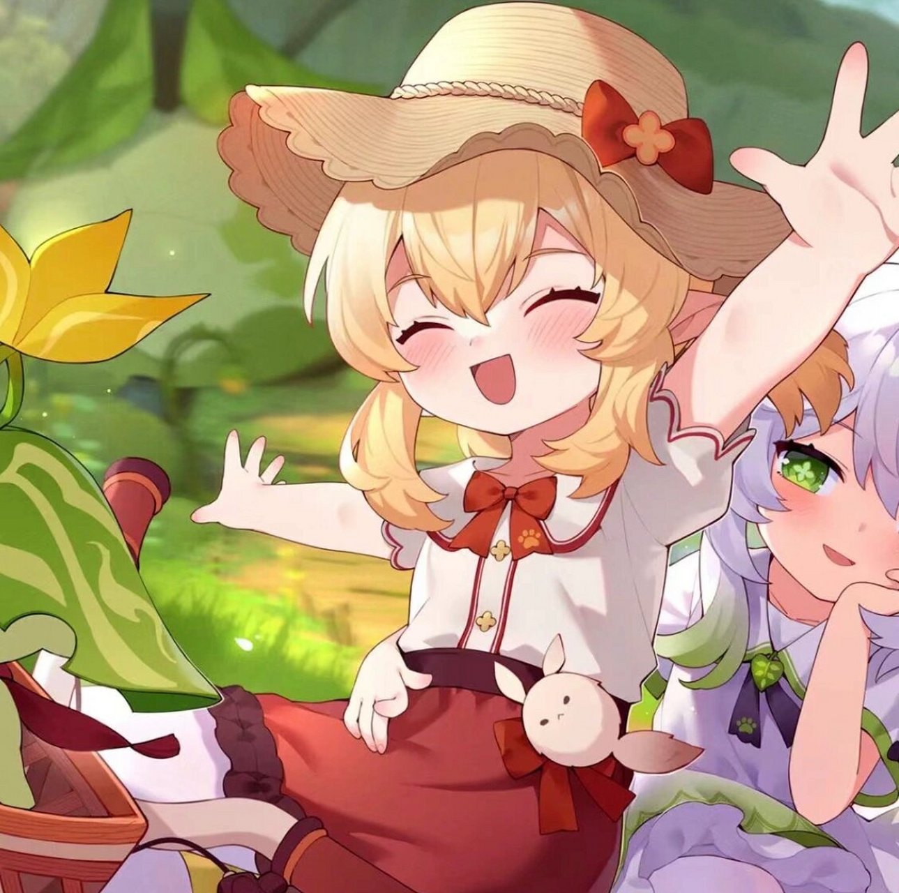 原神闺蜜头像 可莉和纳西达