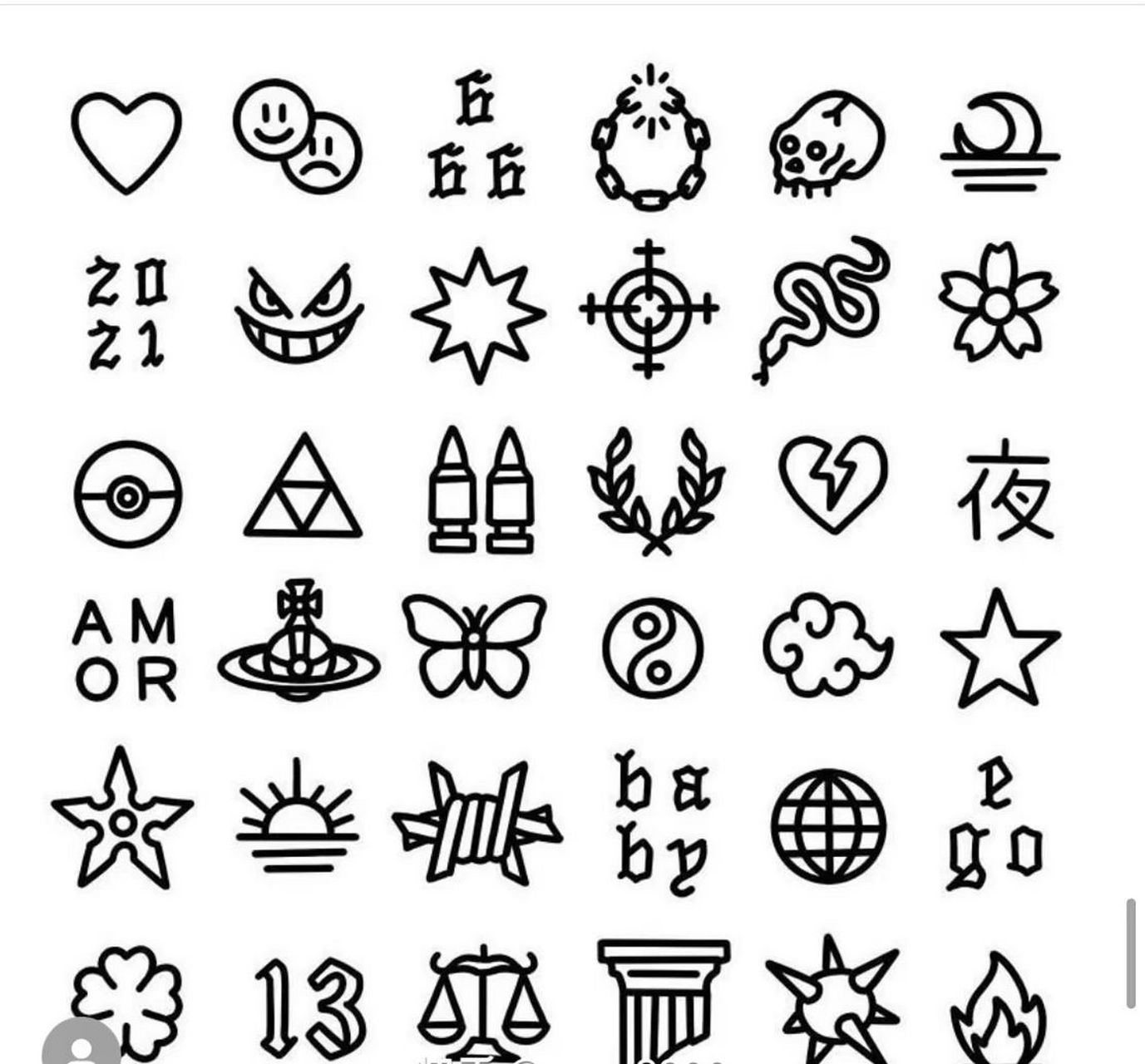 手指纹身小图案 手指纹身小图案