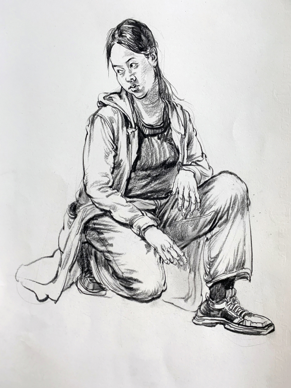 吴忠先老师速写作品欣赏～ 吴忠先老师简介 杭州人,全国速写名师,毕业