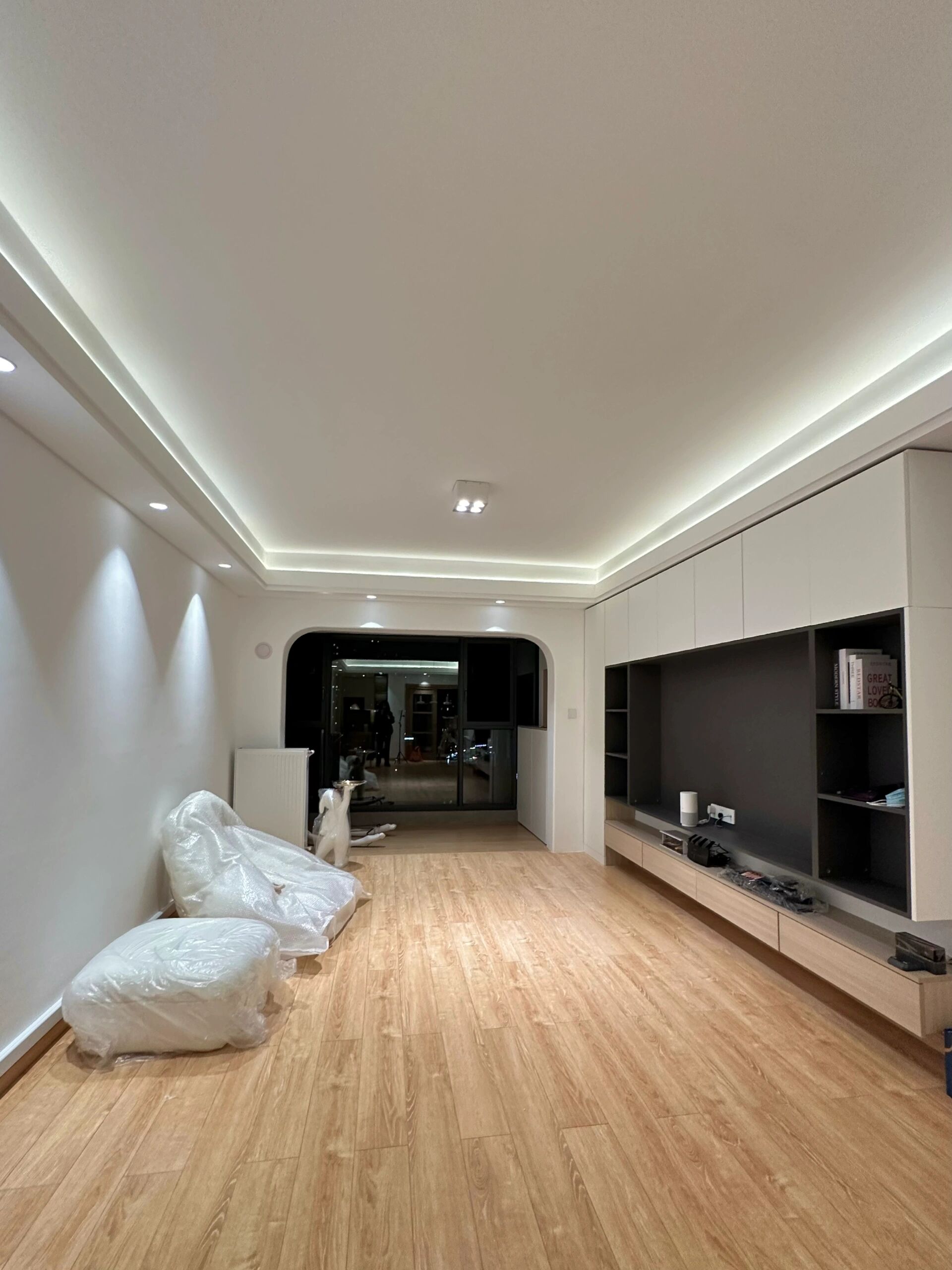 双眼皮吊顶线性灯怎么做看这篇就够了 有装修的小伙伴留信我,我总结